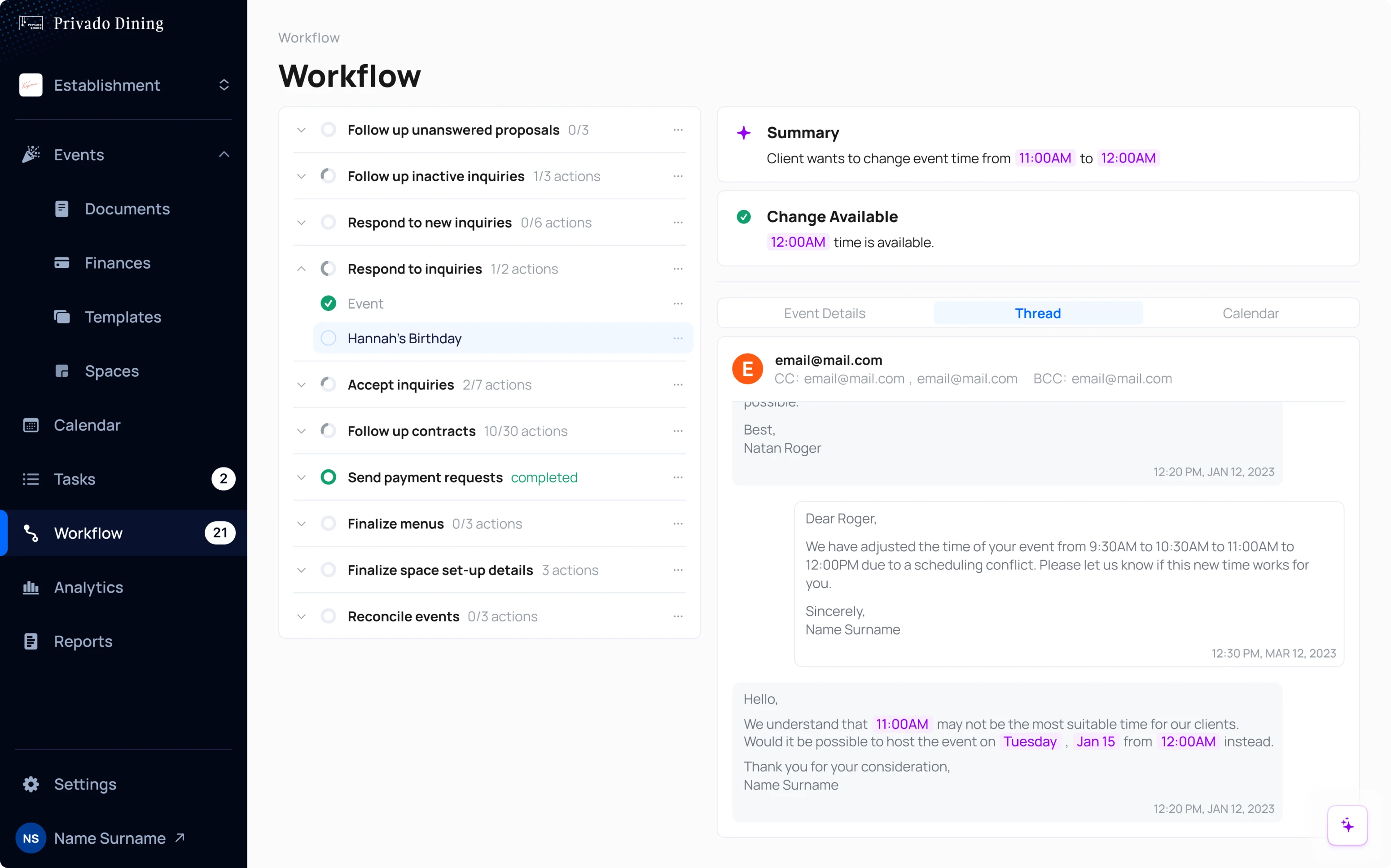 UI and UX design of AI agent