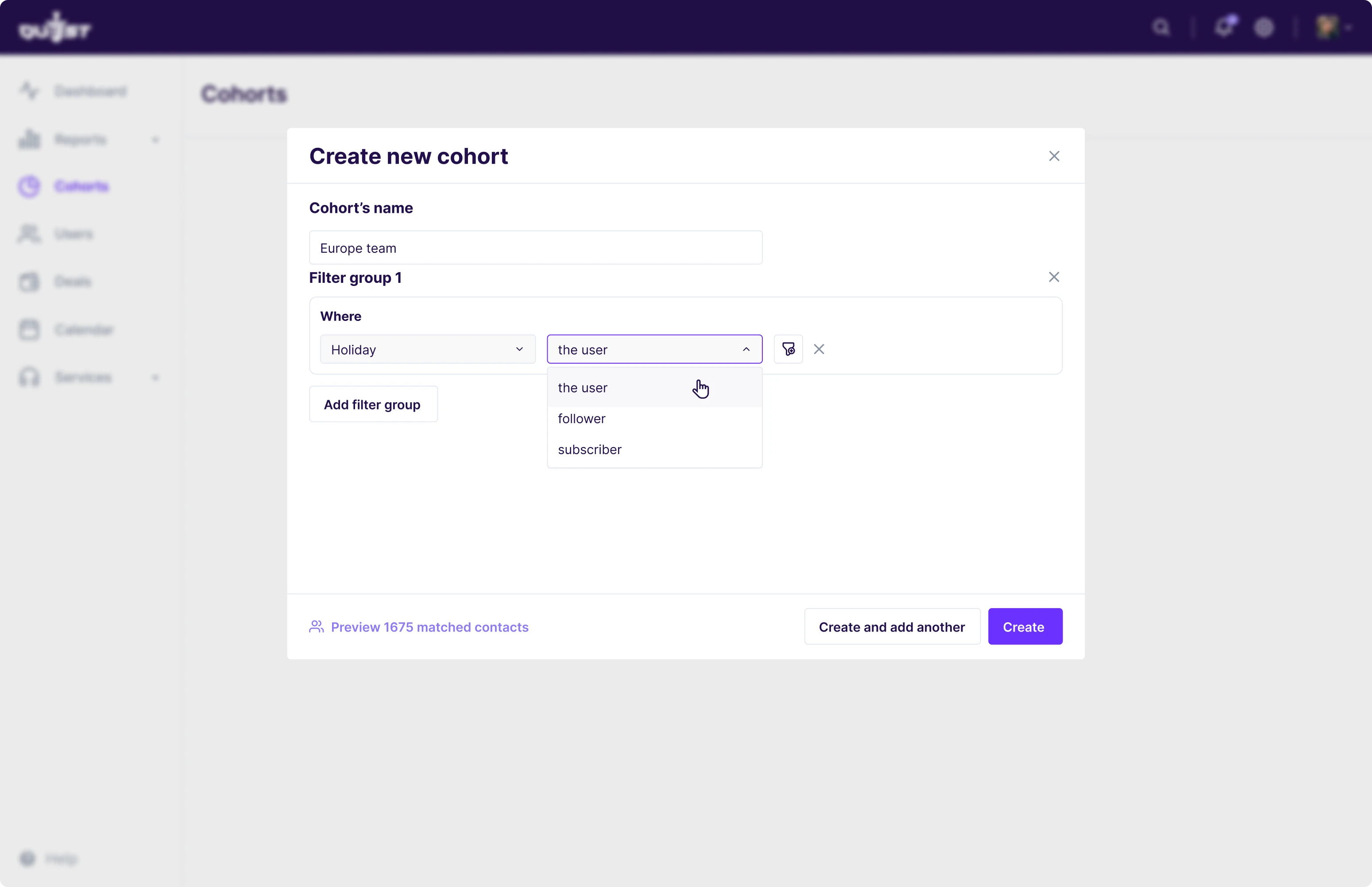 first version of visualization