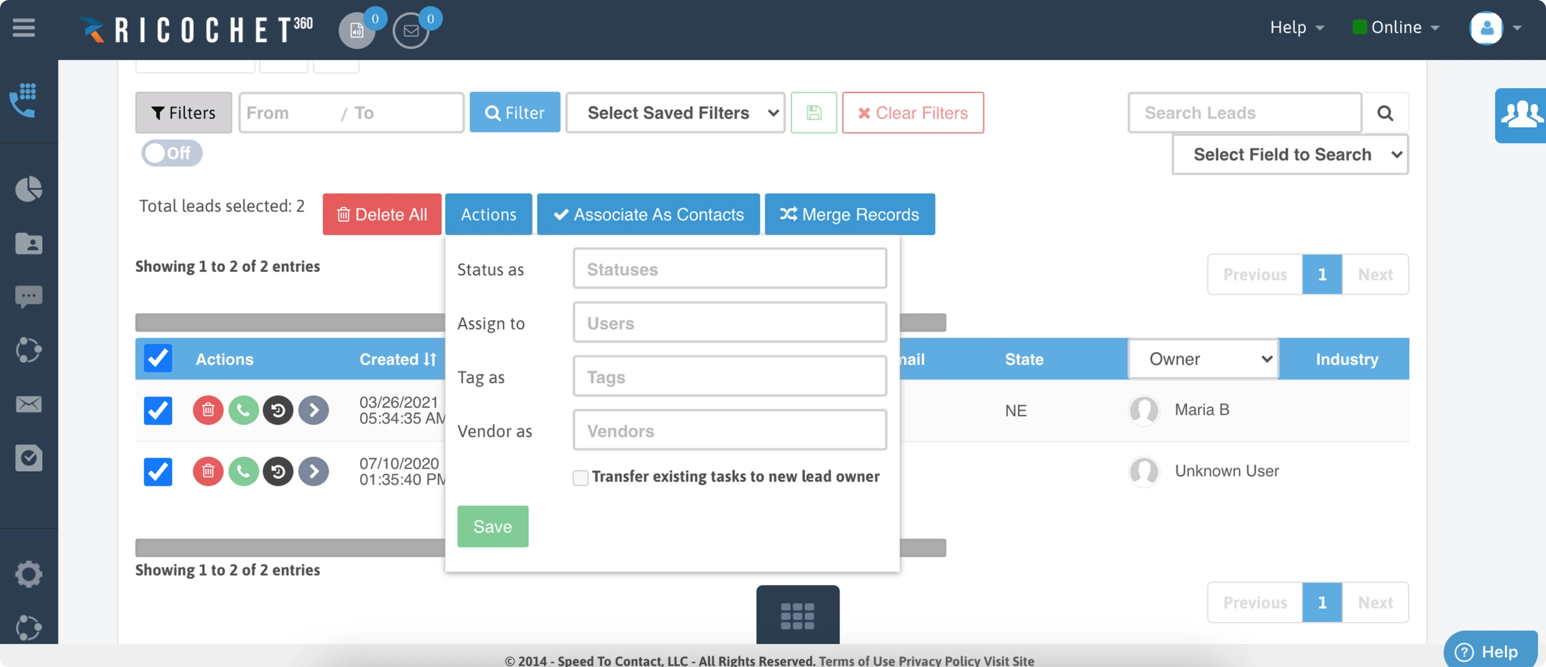 Ricochet intial design