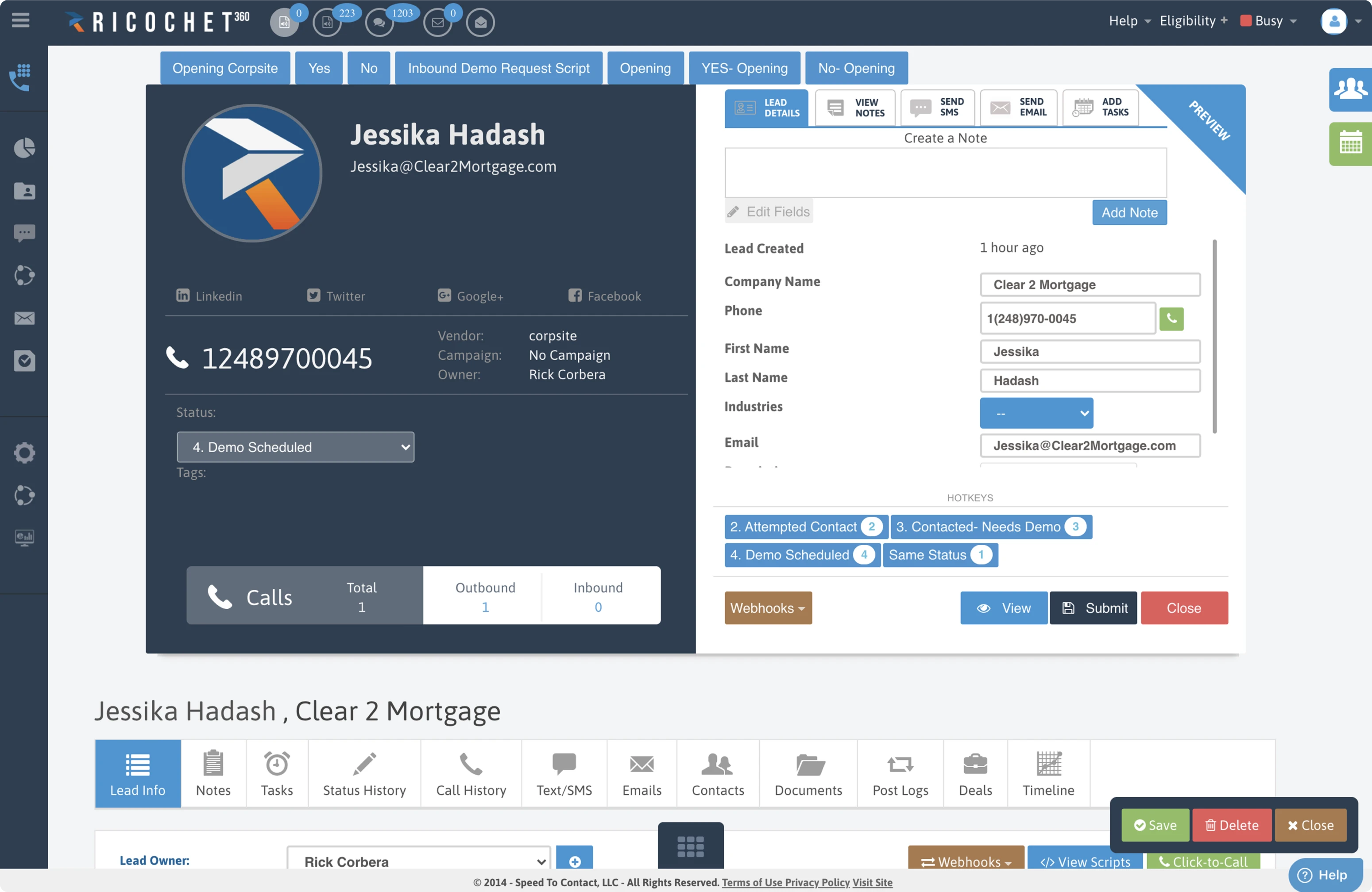 Ricochet old platform design