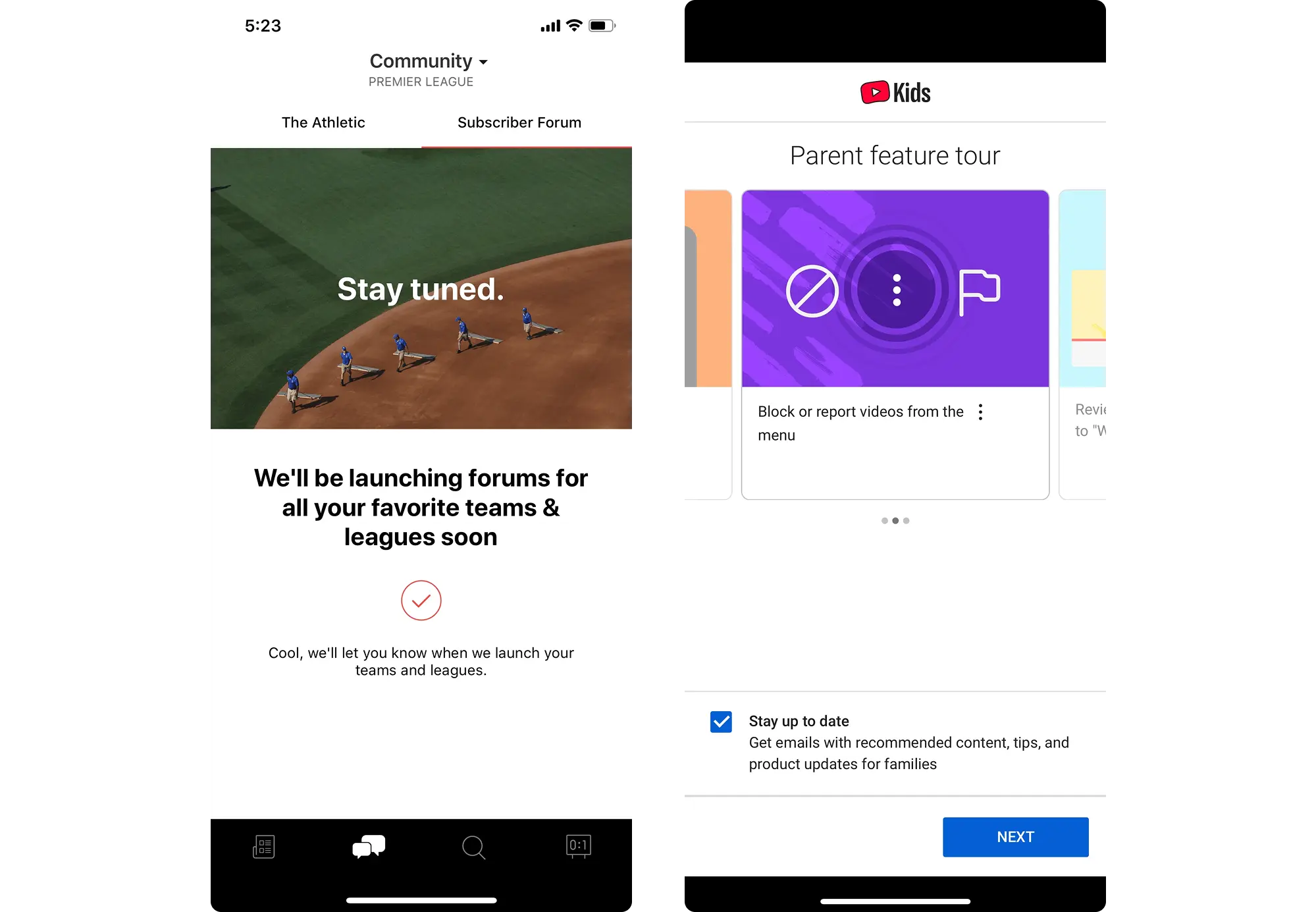 redesign quick app tours