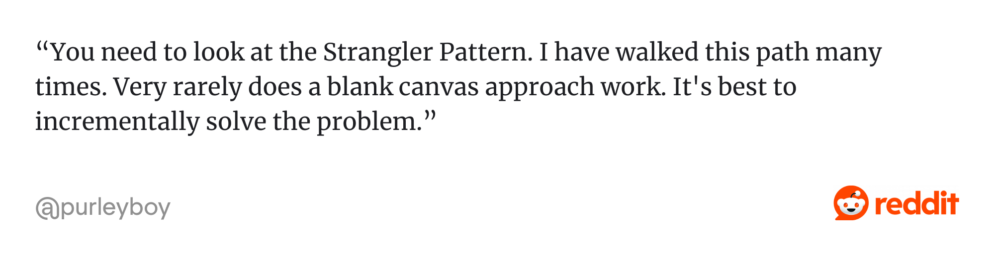 reddit thread about product redesign