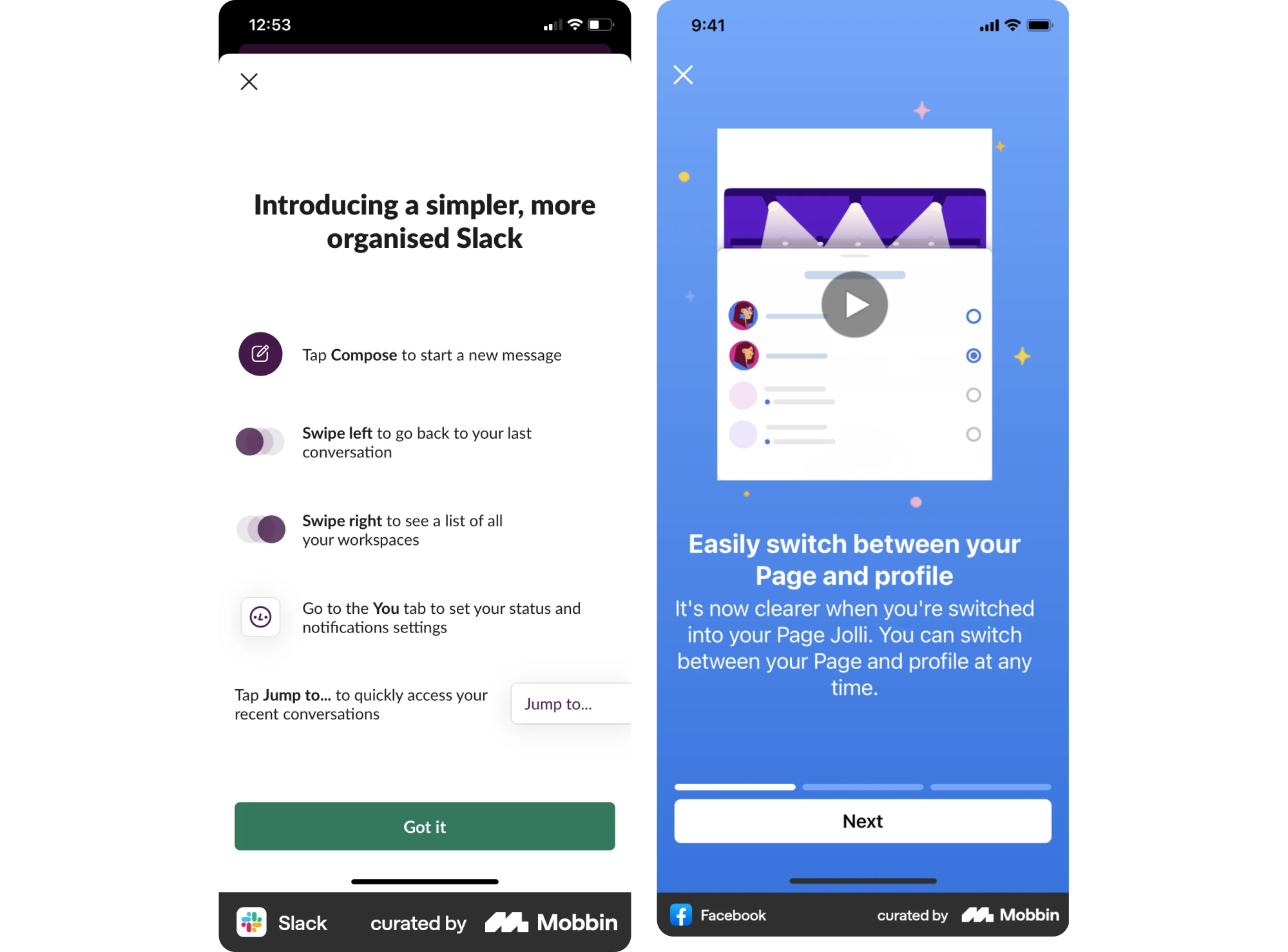redesign walkthrough for users