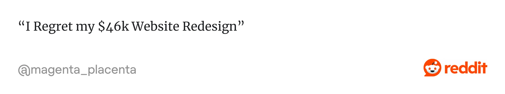 reddit thread about bad redesign