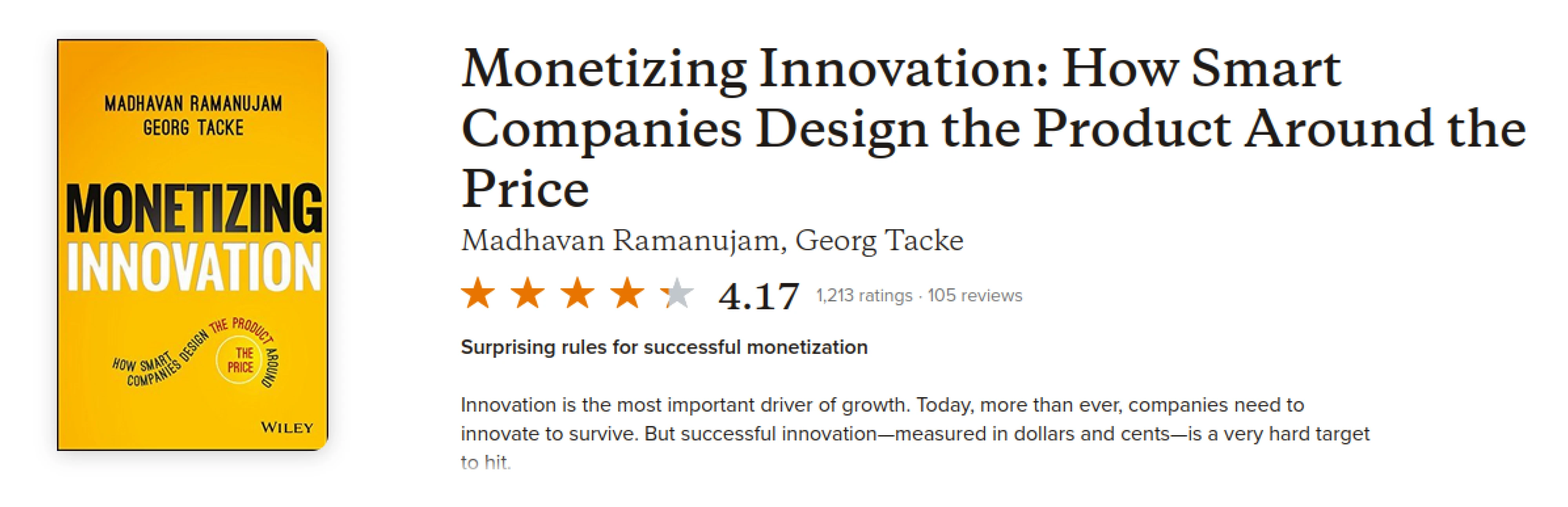 Monetizing Innovation