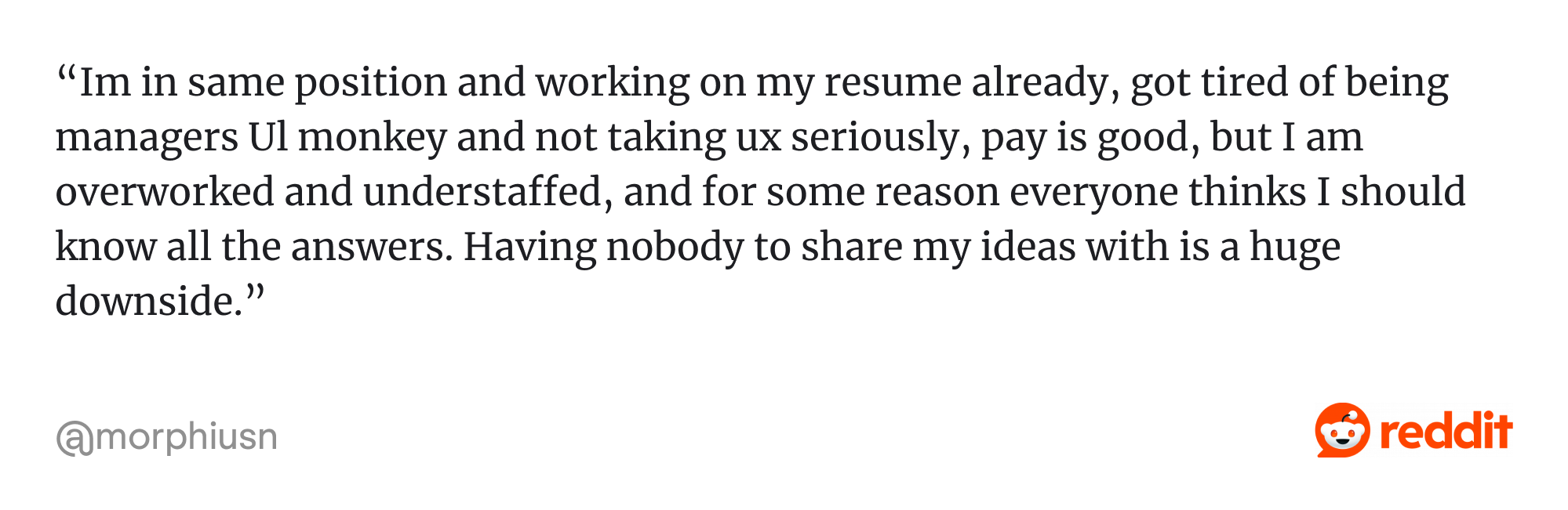 insights from reddit on UX team realities
