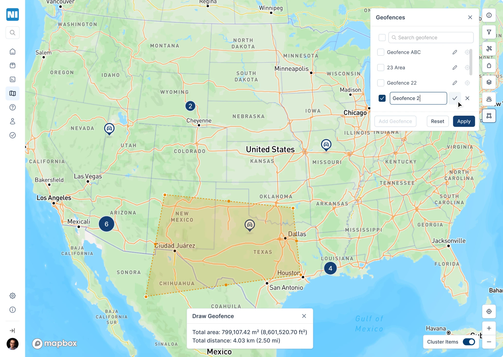 Geofences for Network Innovations