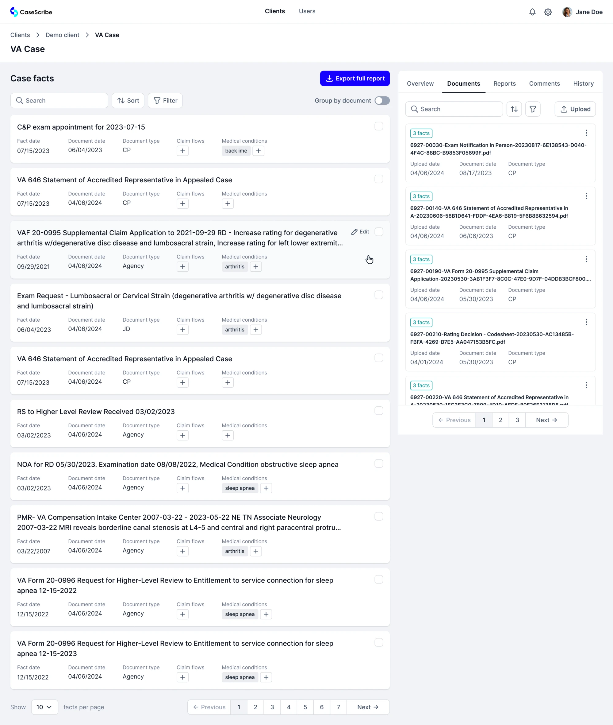 pagination design by eleken