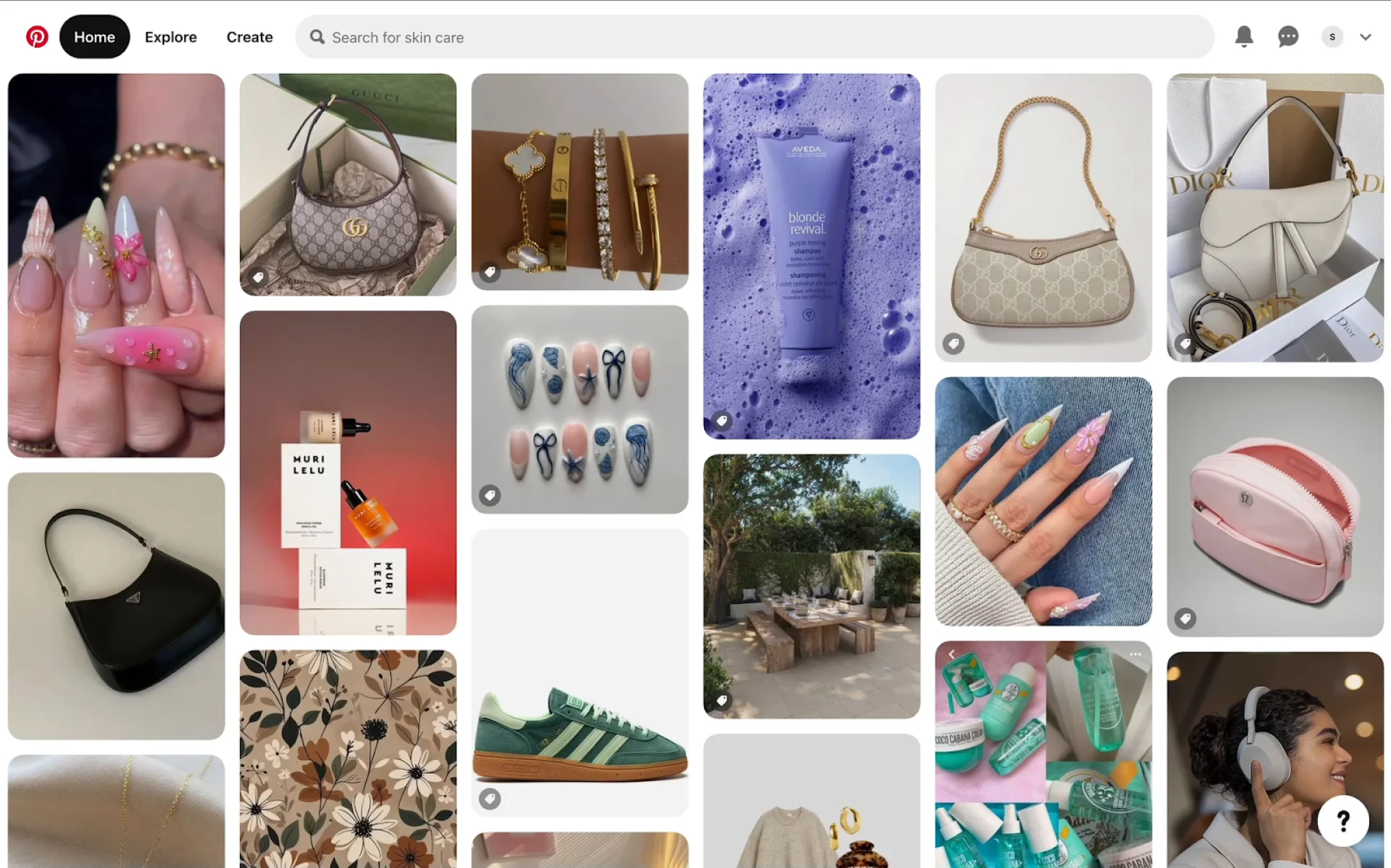 pinterest infinite scroll