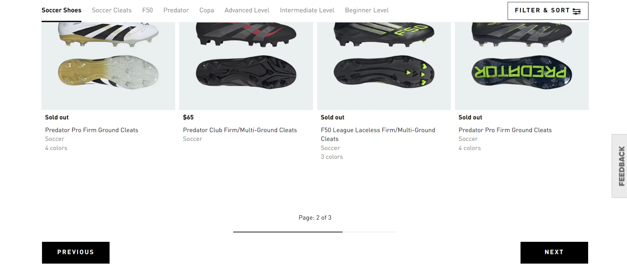 pagination design example