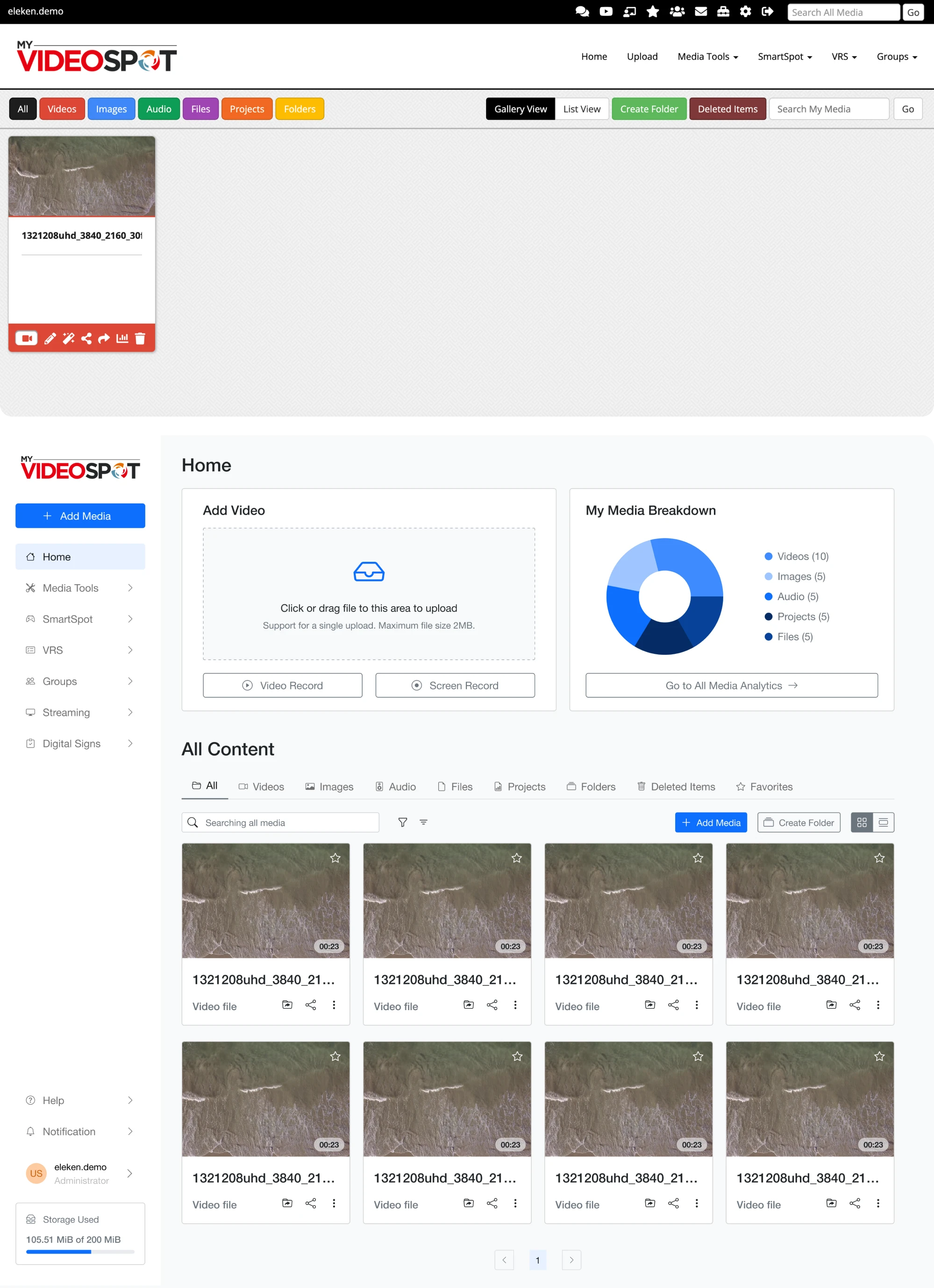 Homescreen redesign for an Edtech SaaS