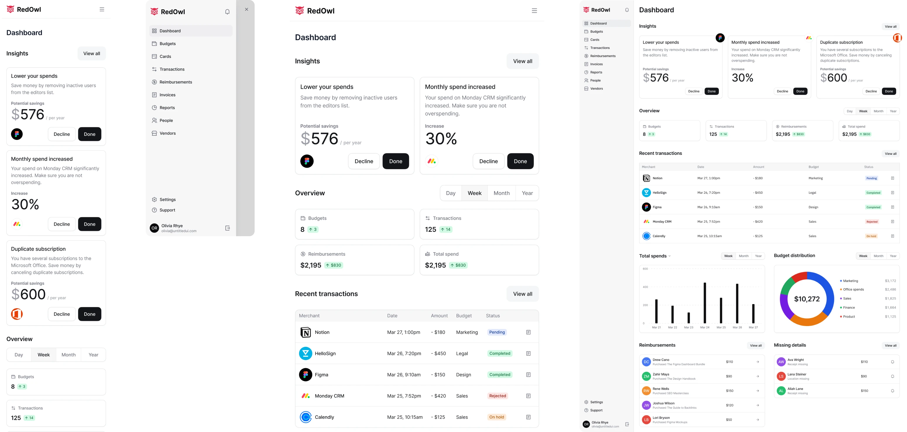 Design concept №2 for RedOwl