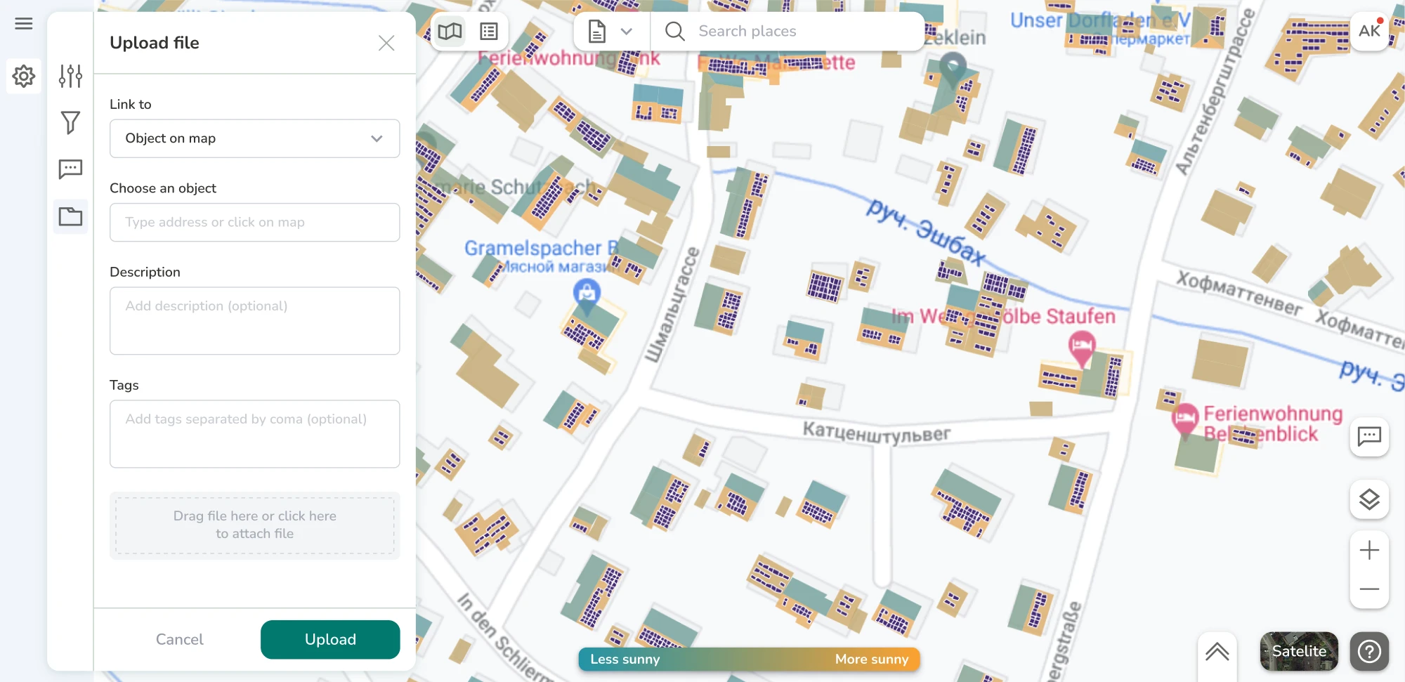 drag and drop file upload