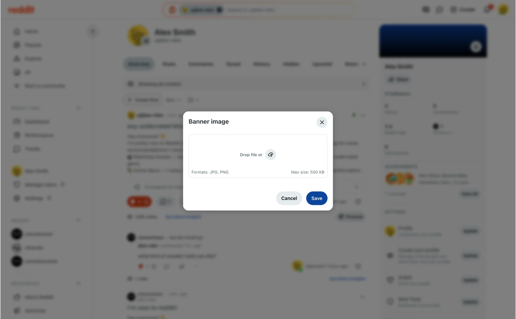 file upload ui modal