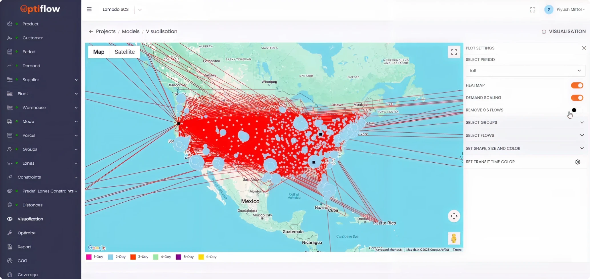 Map visualization before the redesign