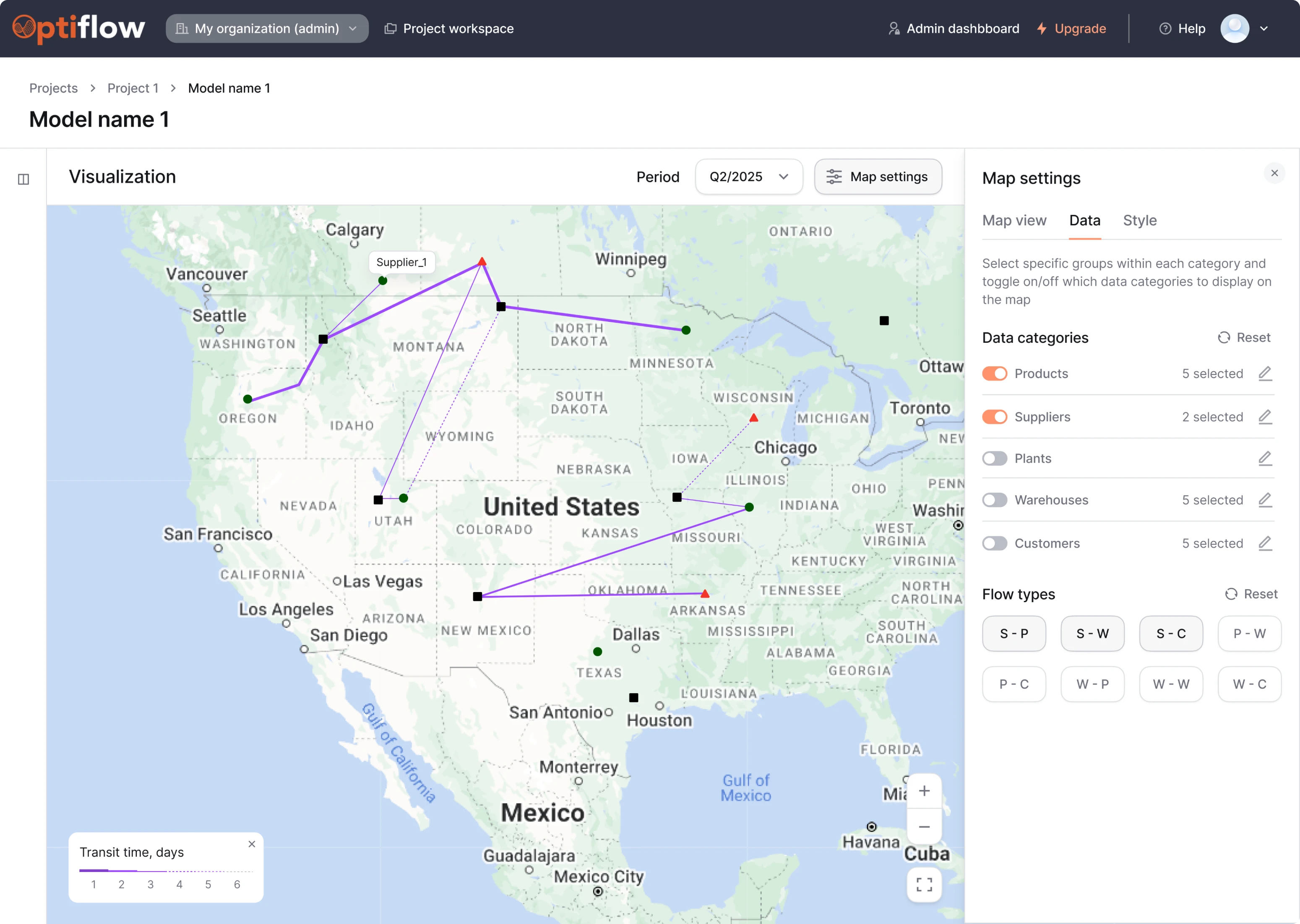 Map visualization after the redesign
