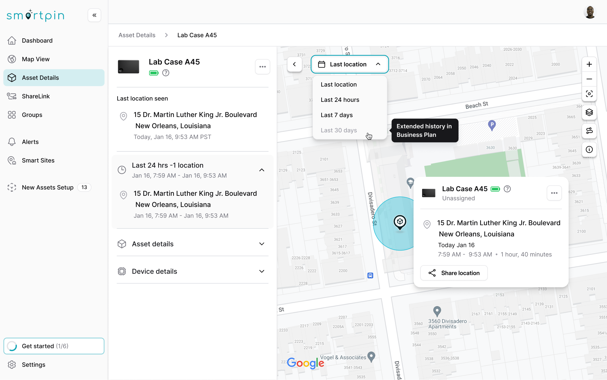 tooltip communicating restrictions