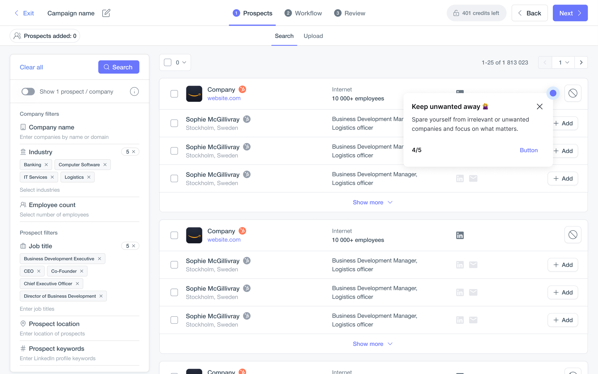 tooltip usage during onboarding