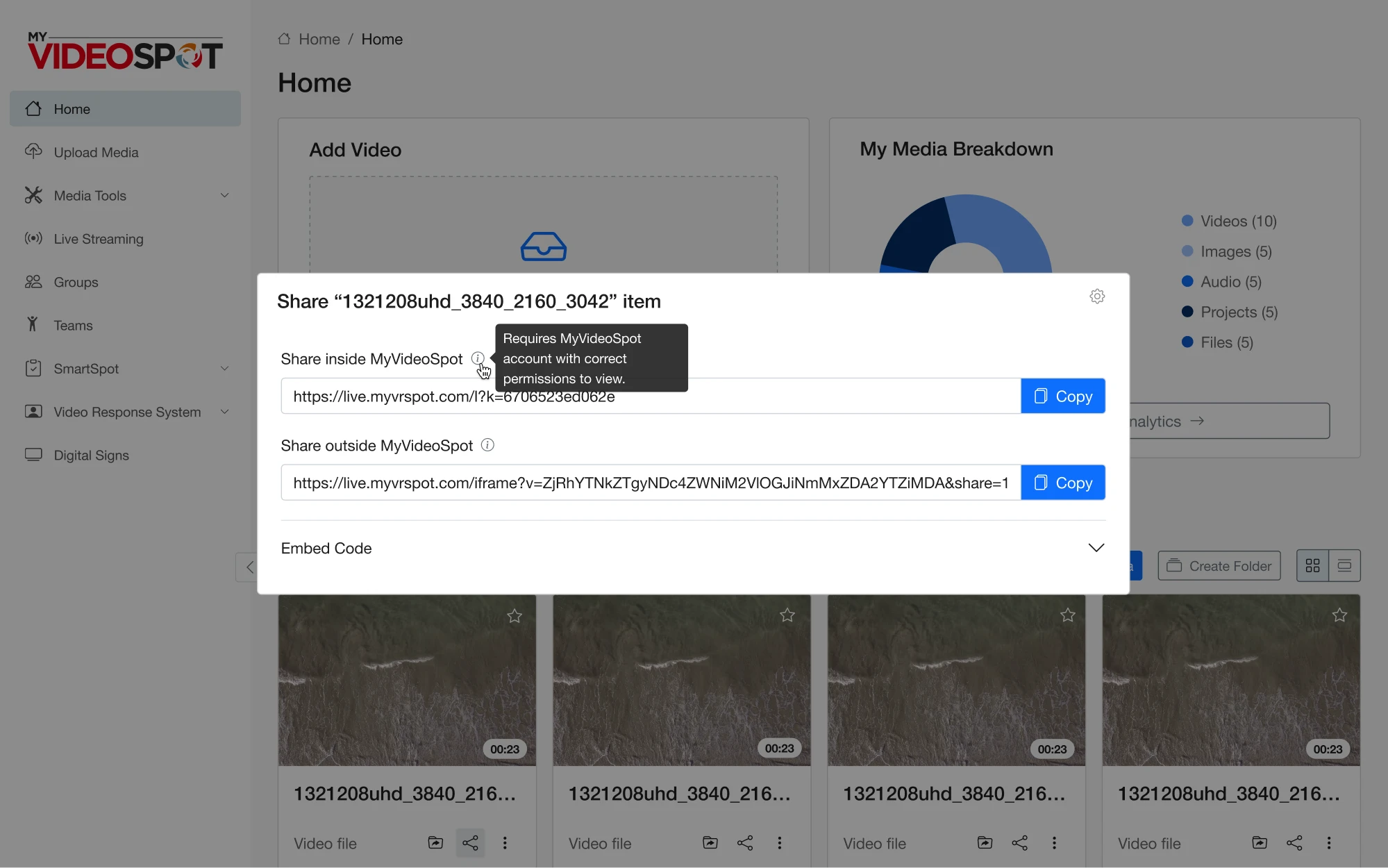 consitent use of tooltips