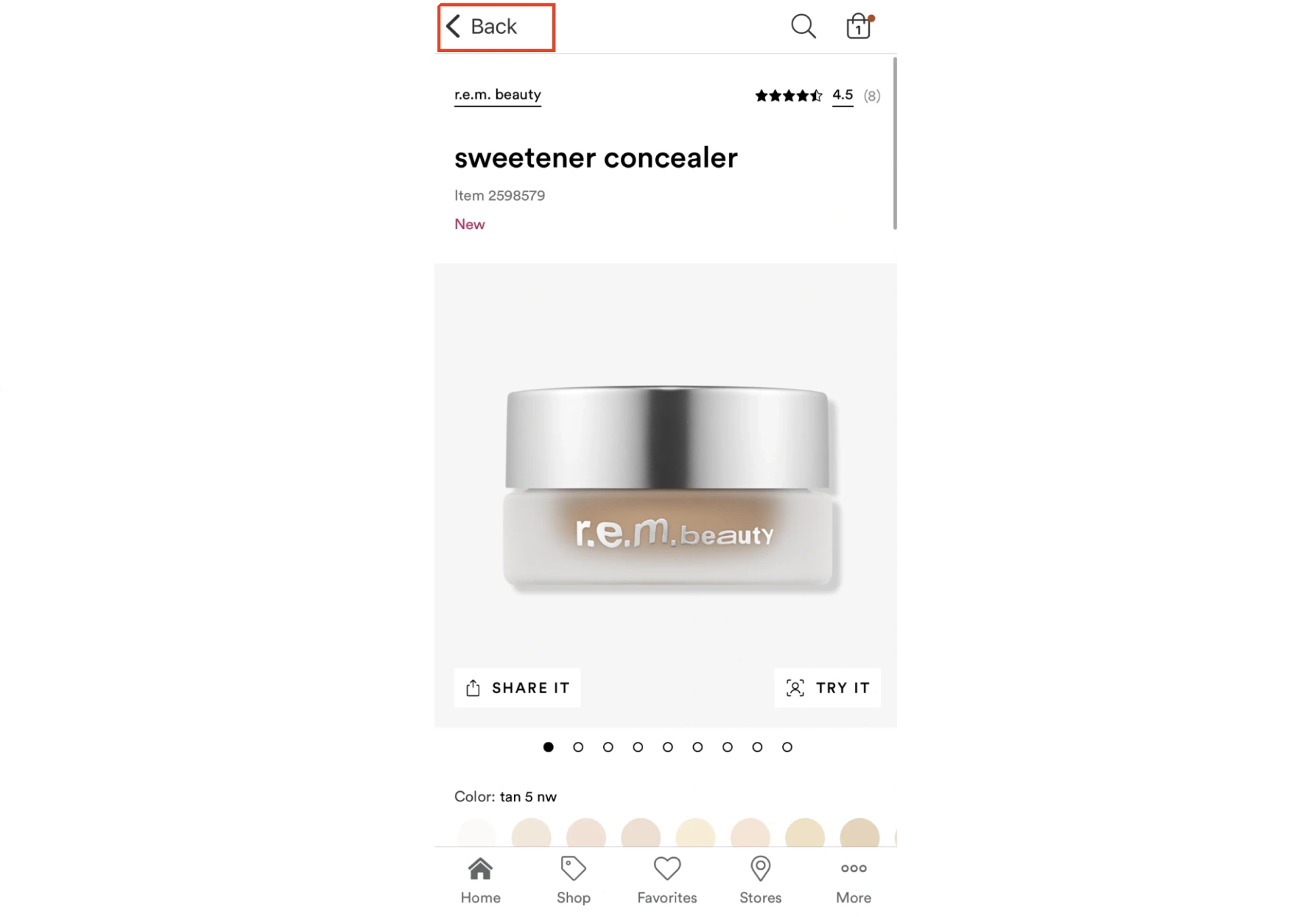 Parent-only breadcrumb example