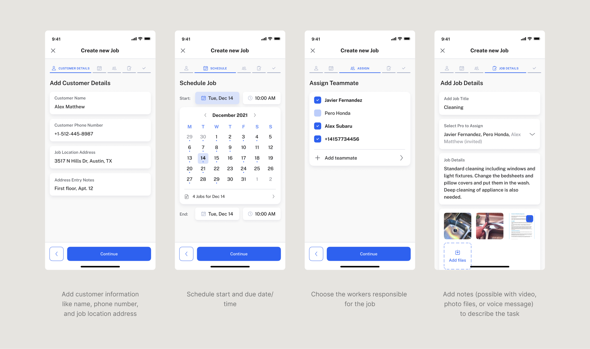 steppers as breadcrumbs alternative example for saas workflows