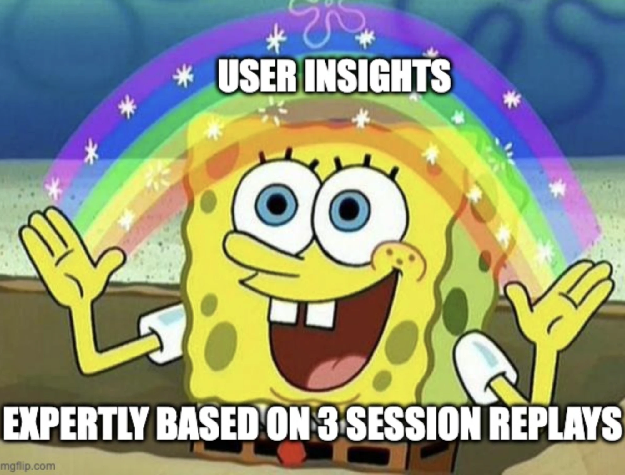 ux analytics meme poor data analysis