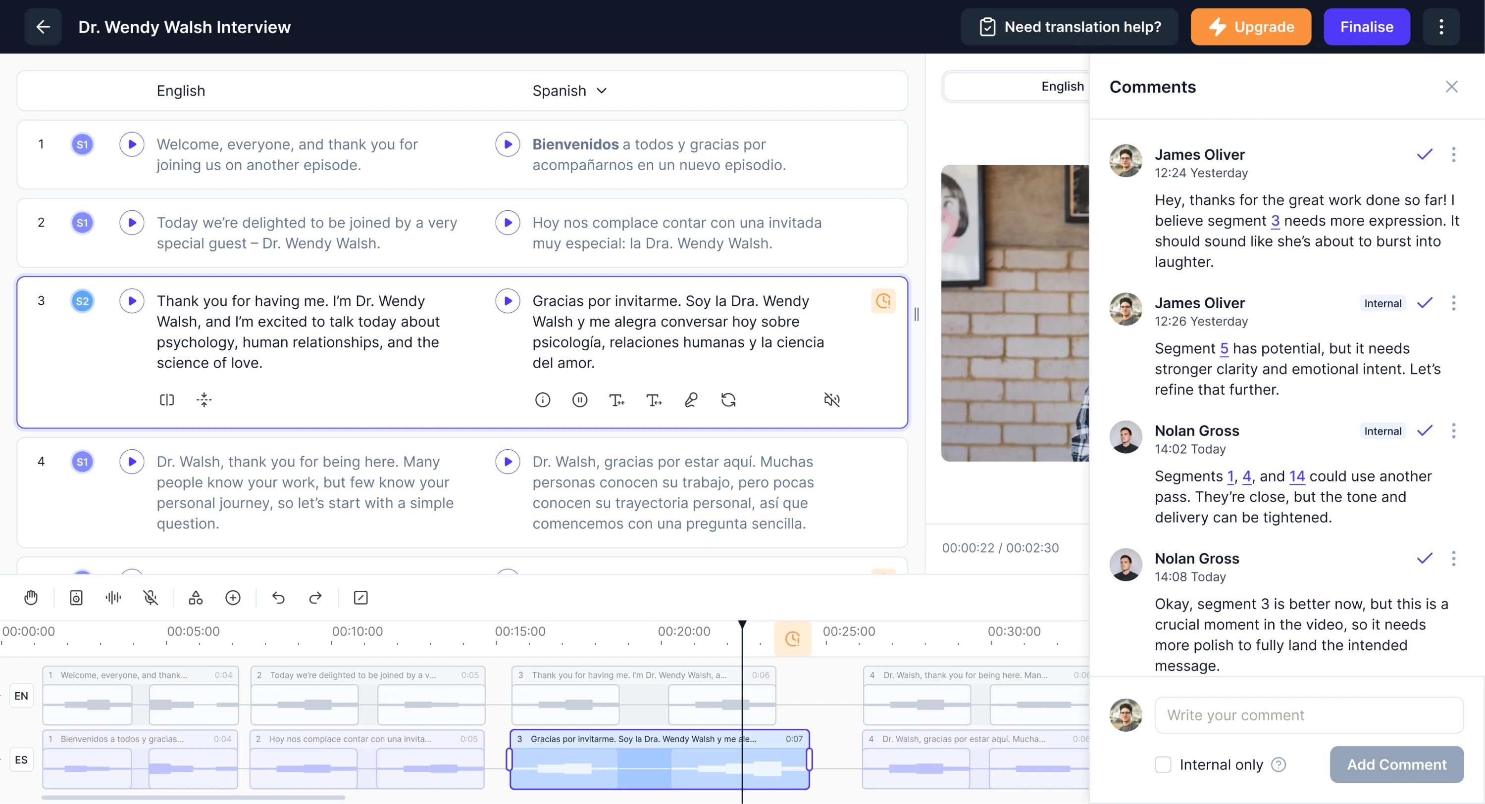 AI-powered enterprise app