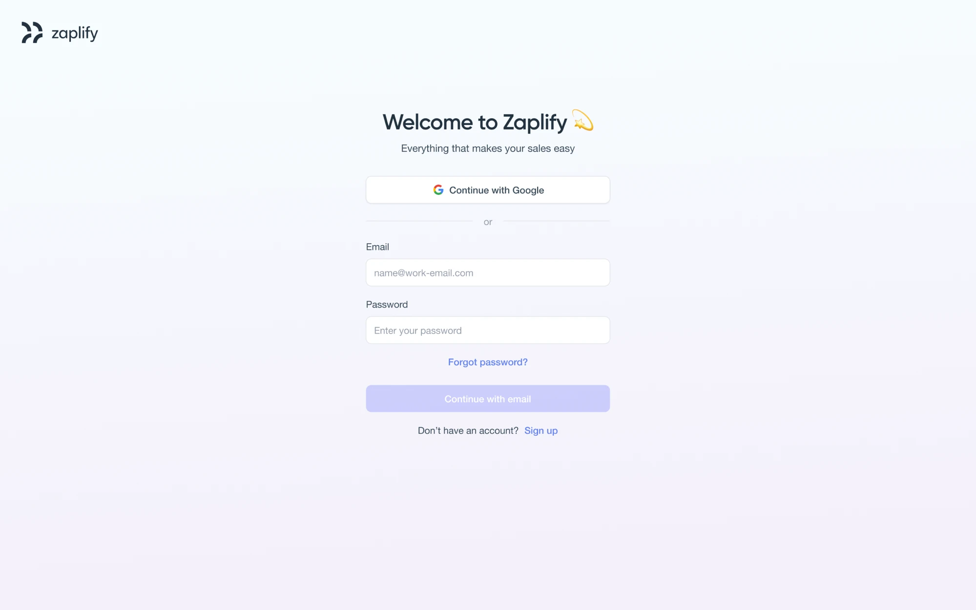 login page design example