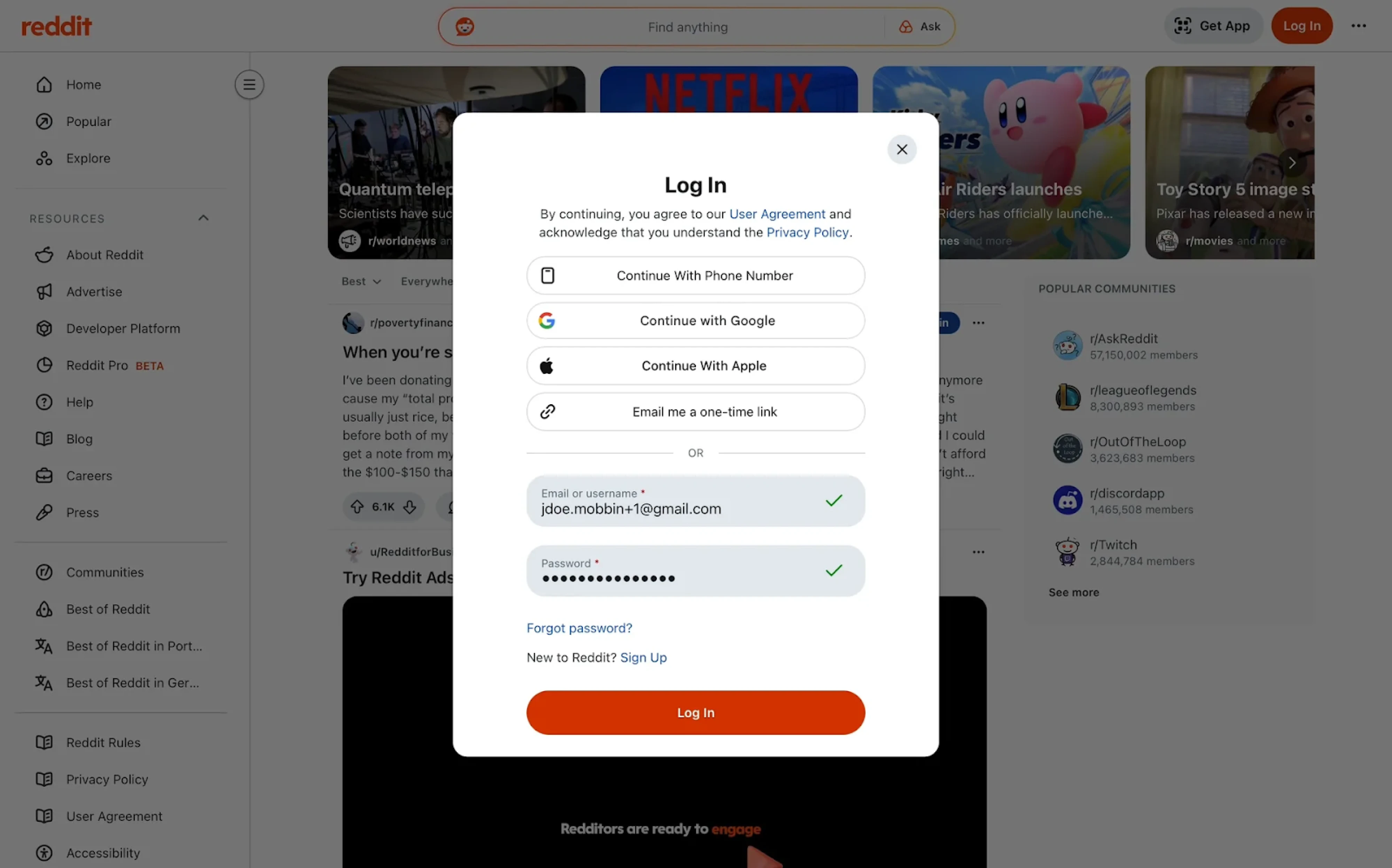 login ui design