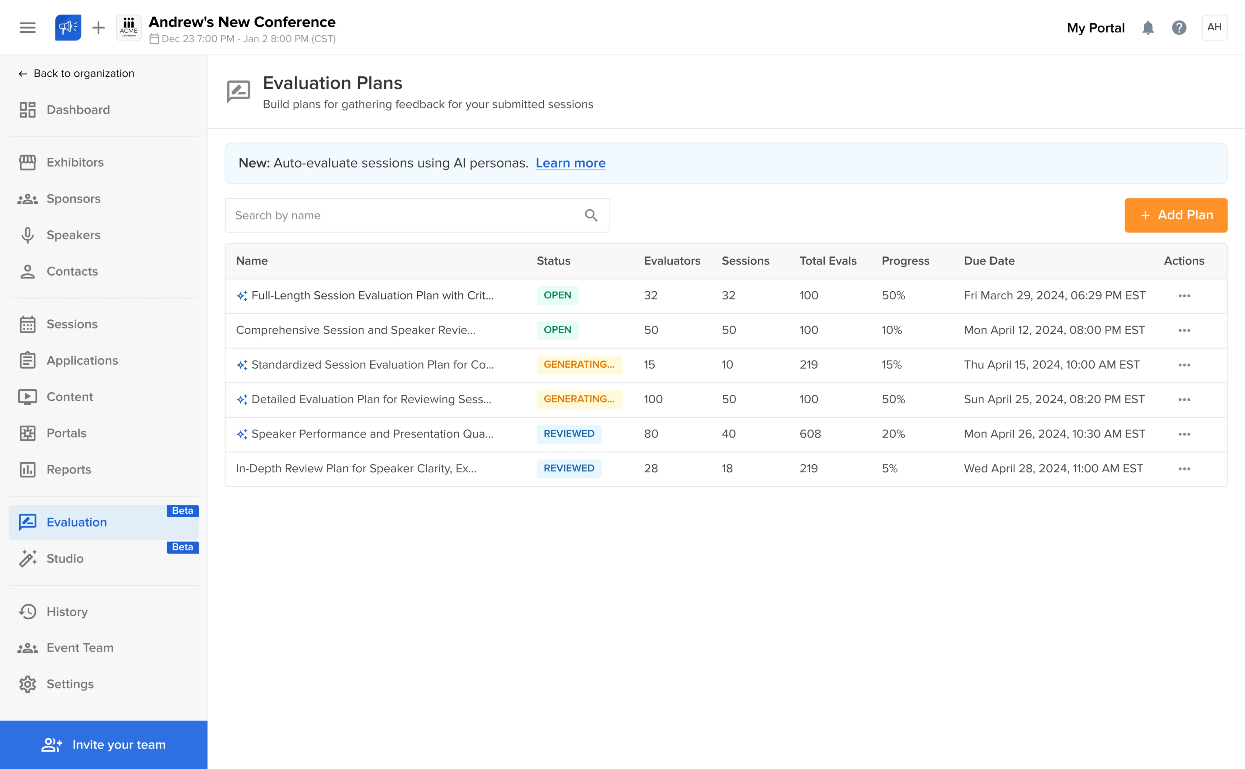 modern data table design