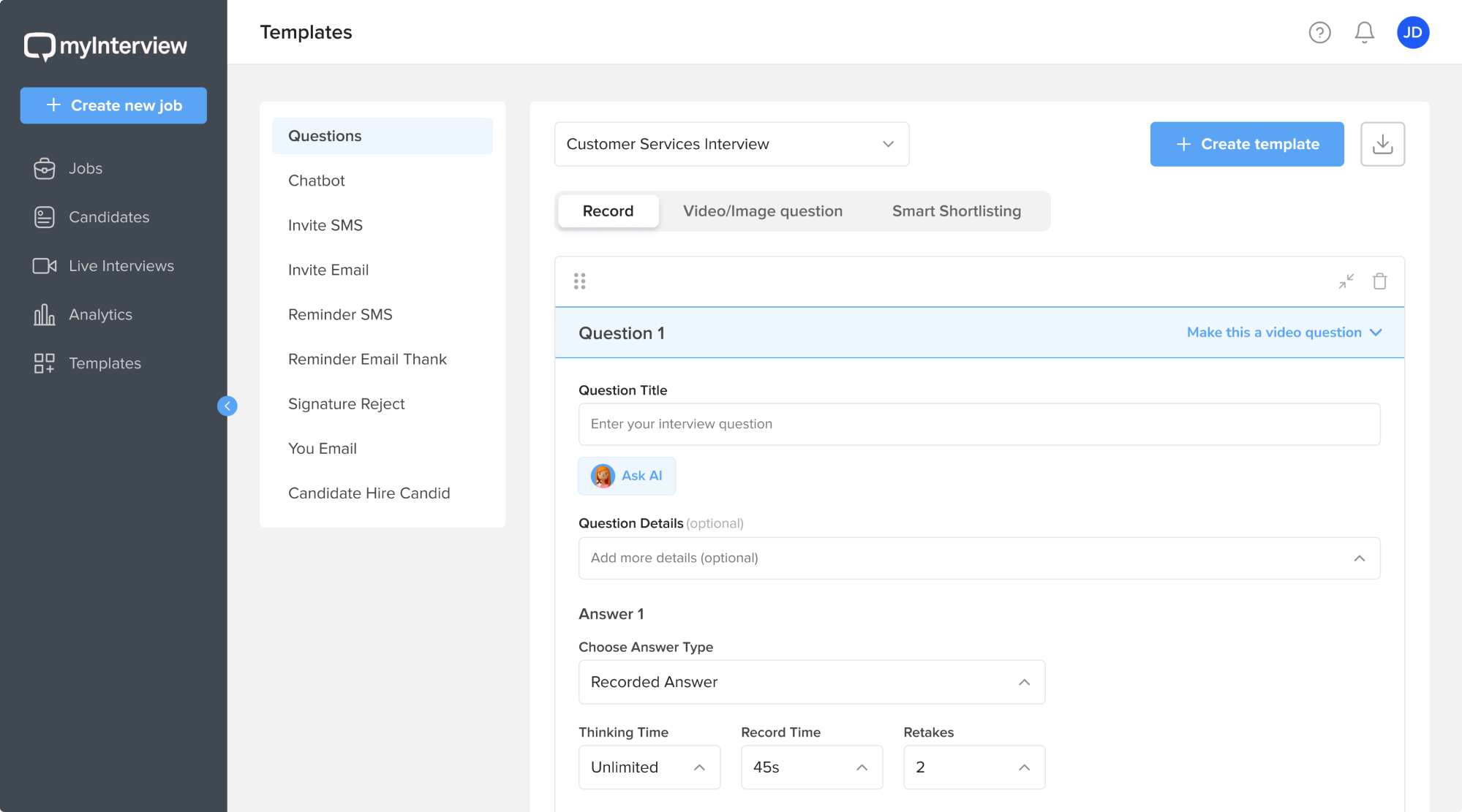 using templates to reduce decision paralysis in saas