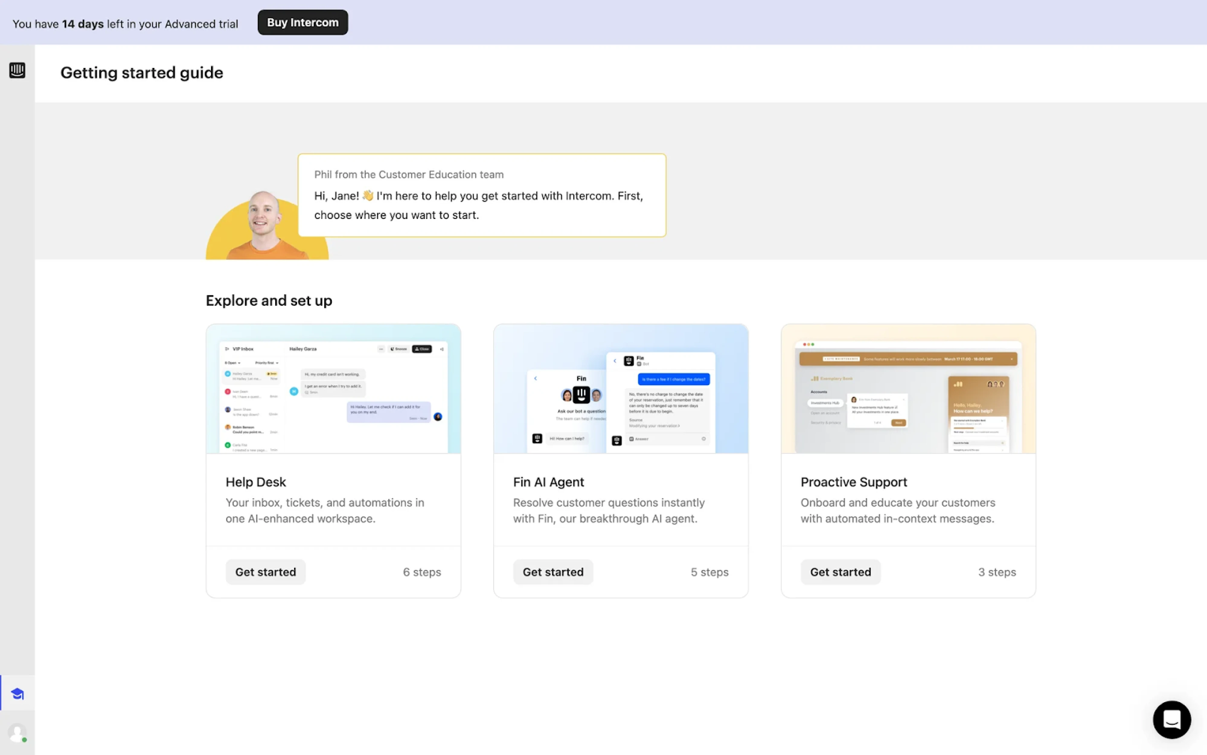Intercom's safe exploration example