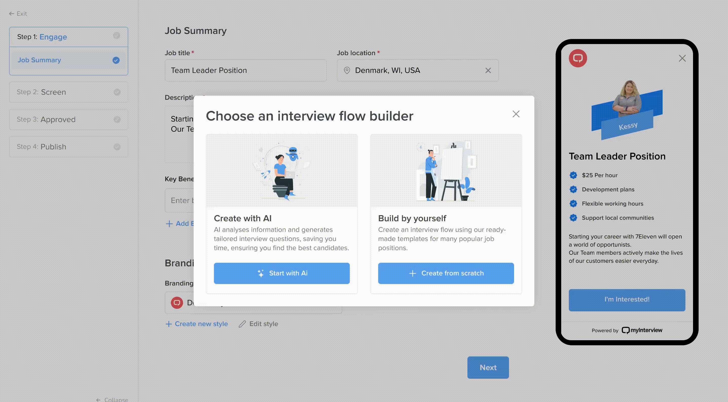 Feature adoption for myInterview