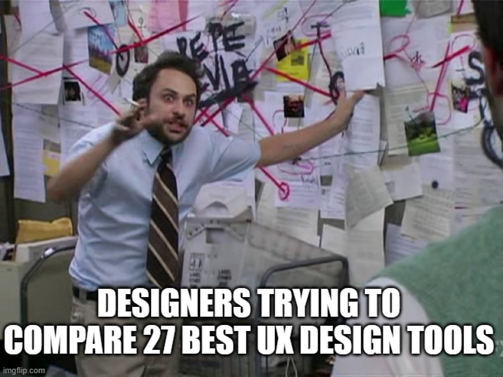 meme about designers and design tools