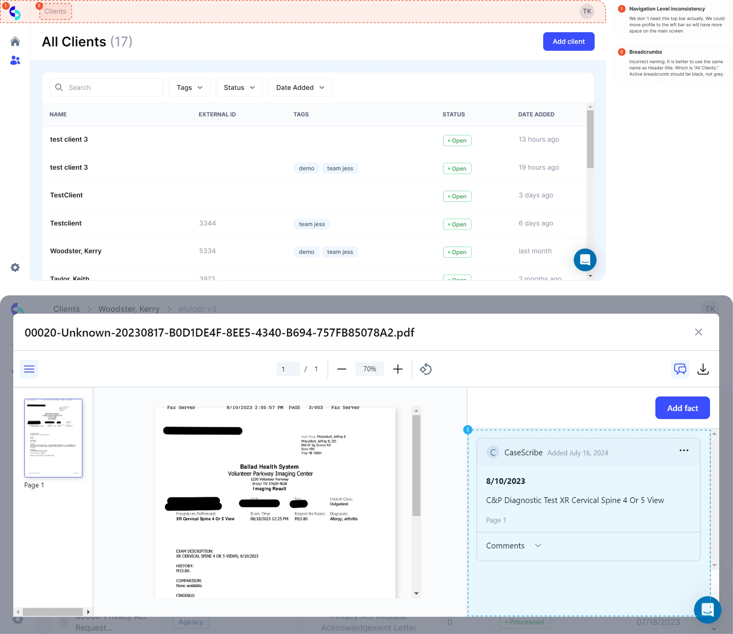 ux audit issues in saas