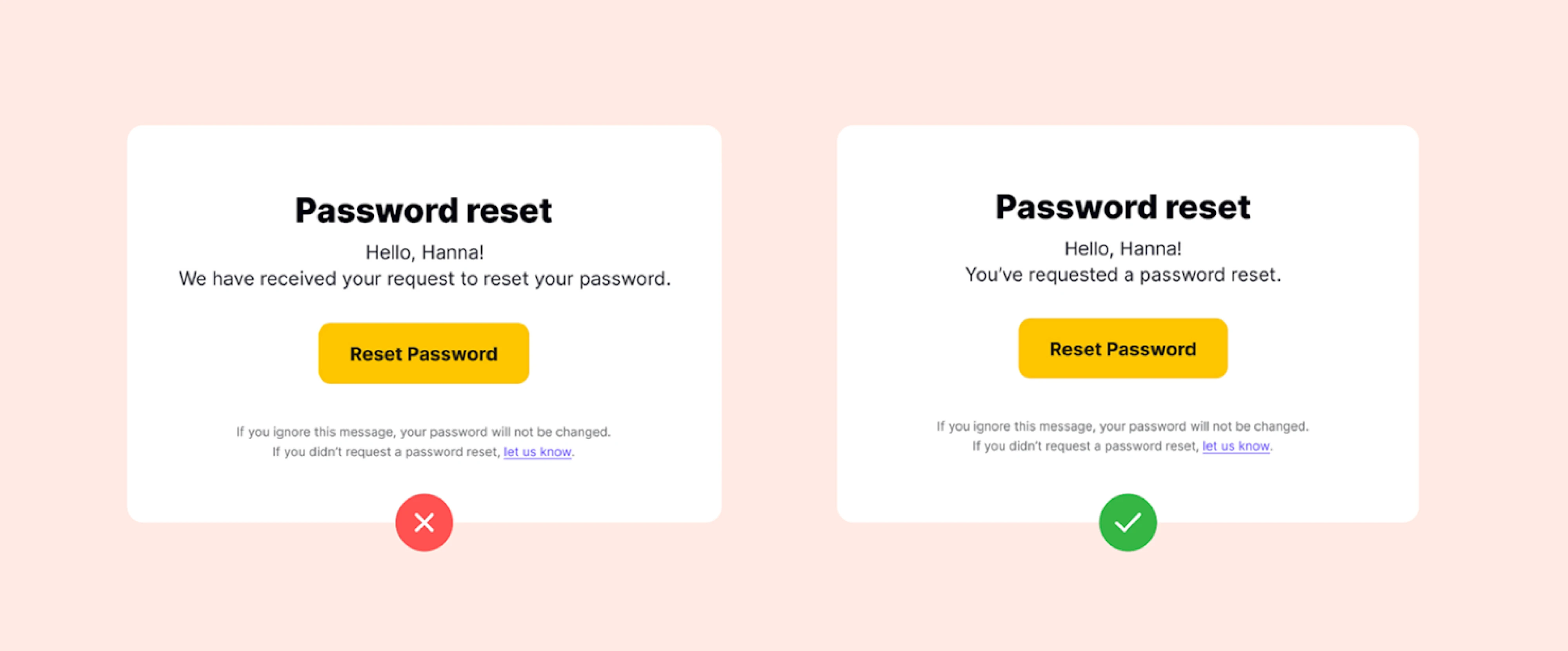 ux writing improvements in saas ux