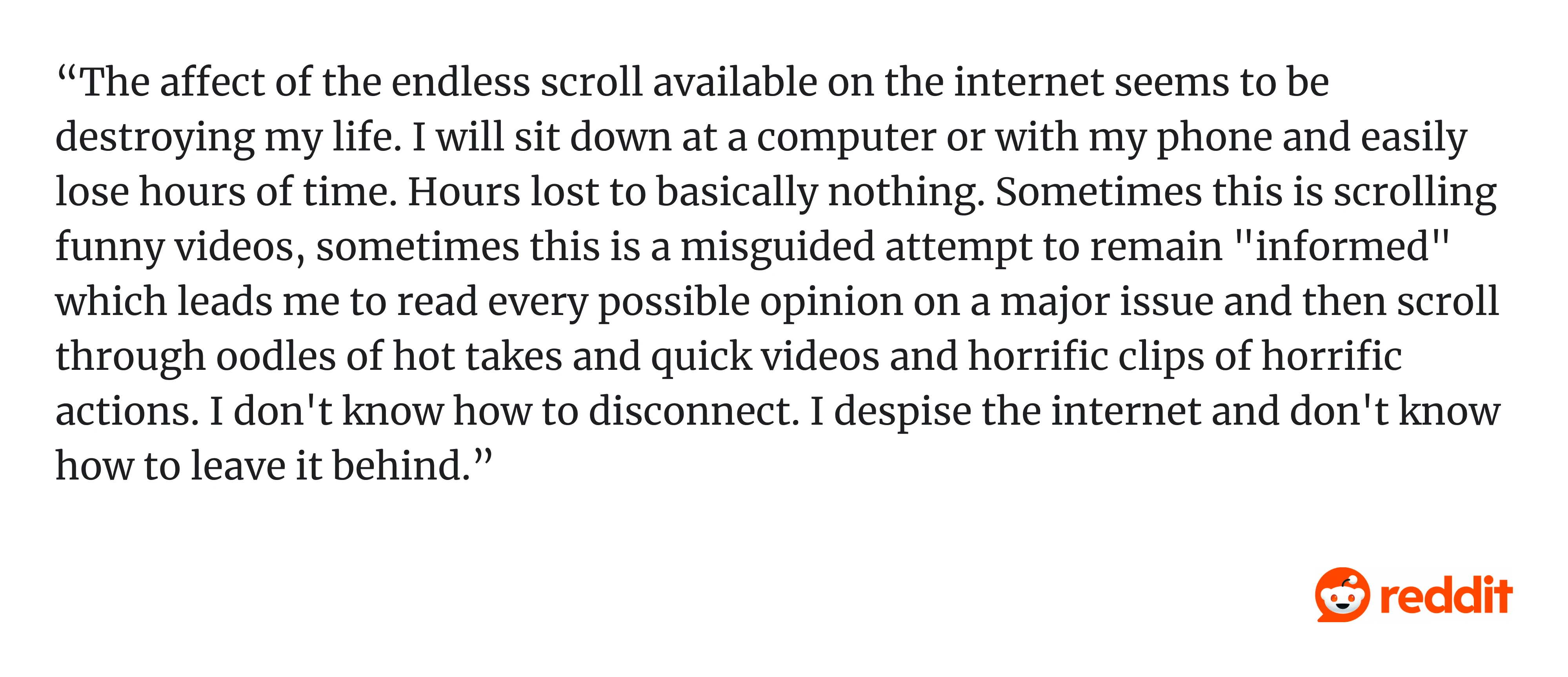 Infinite scroll with no "done" state