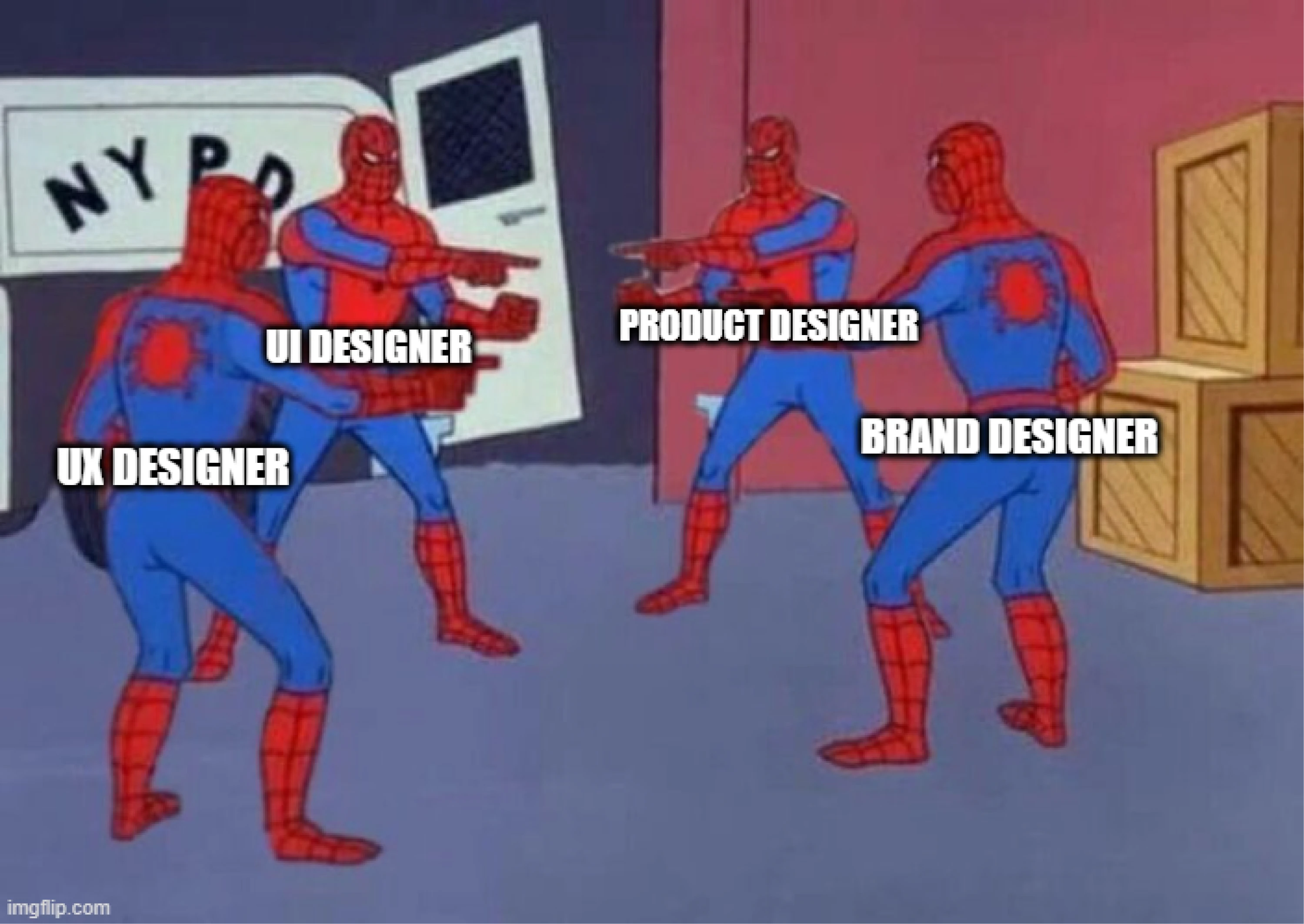 Meme about designers