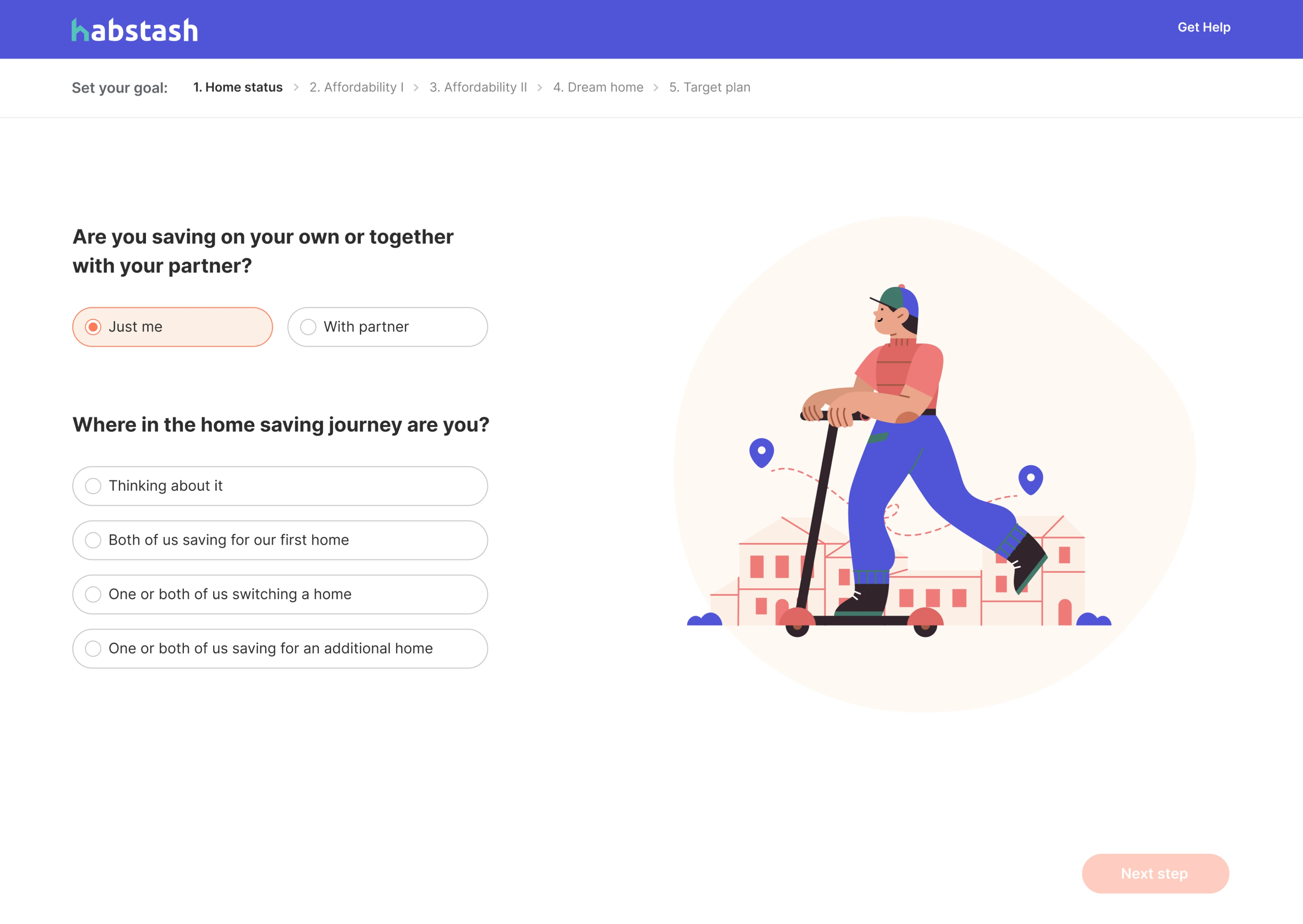 financial app design