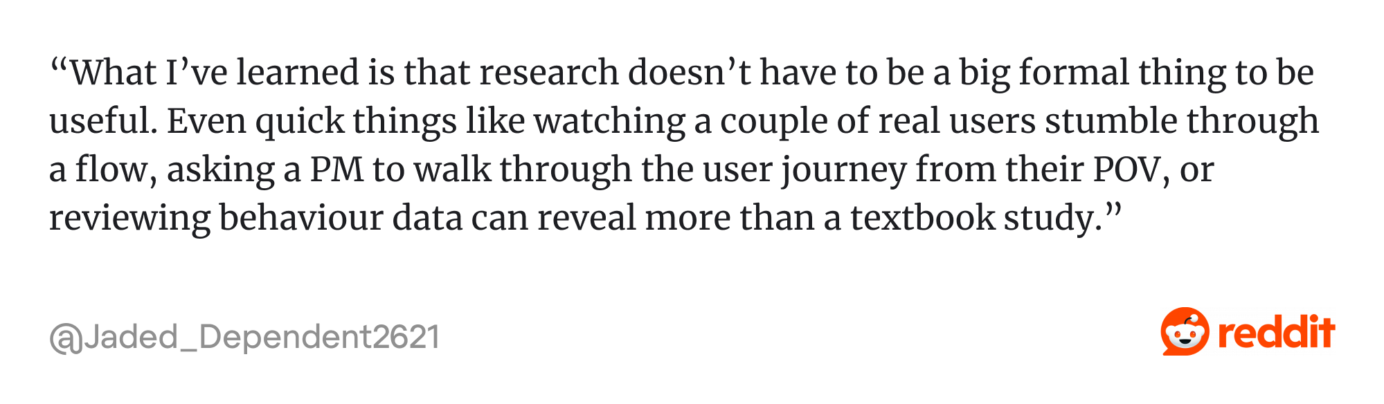 reddit thread about ux design