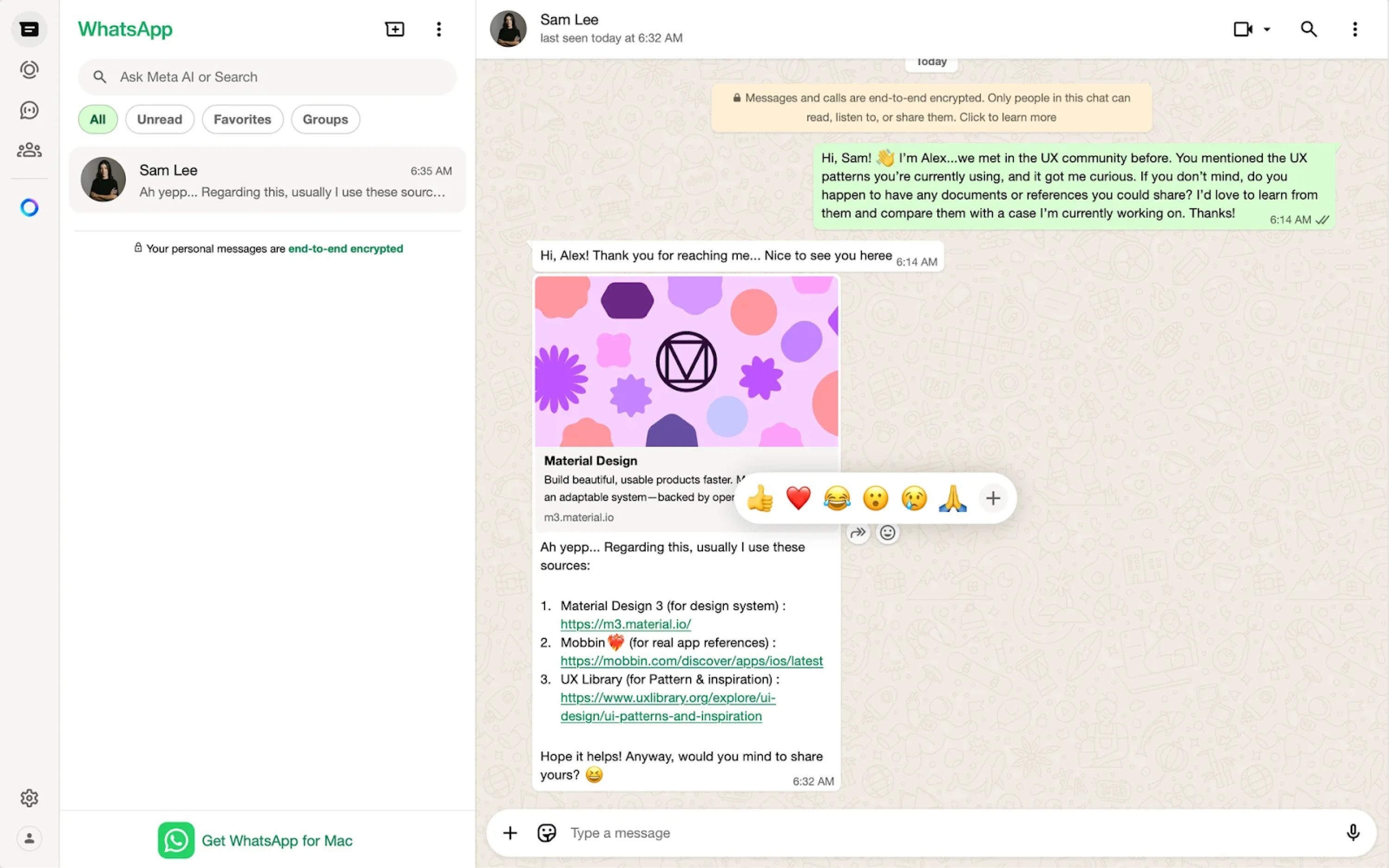 emoji popover design