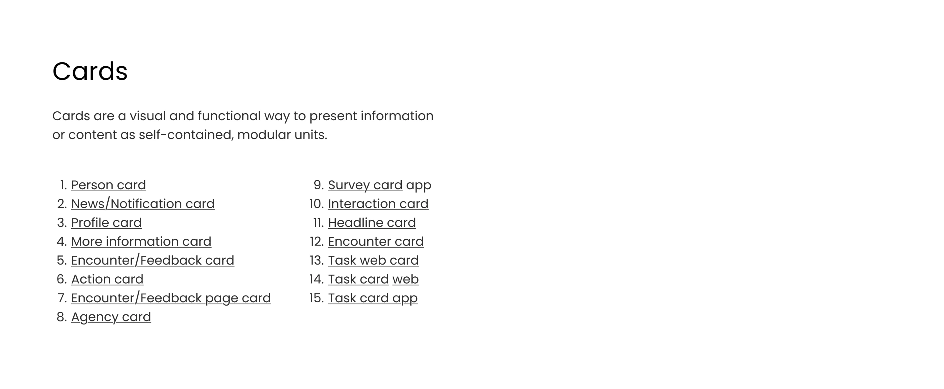 Labeling across cards for Newton360