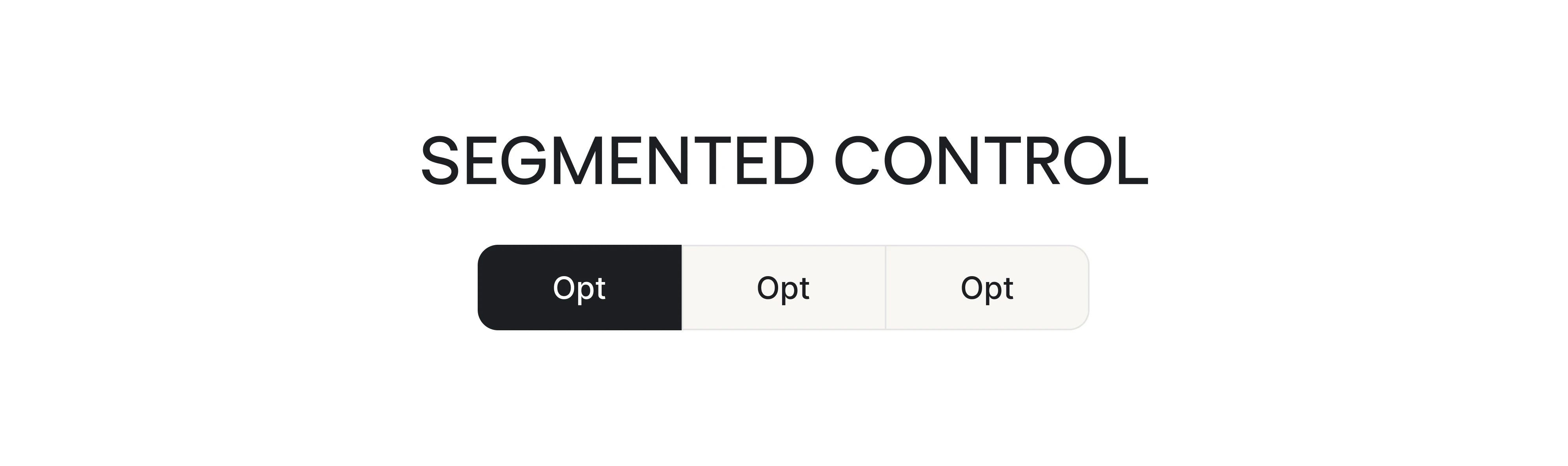 segmented control ui explanation