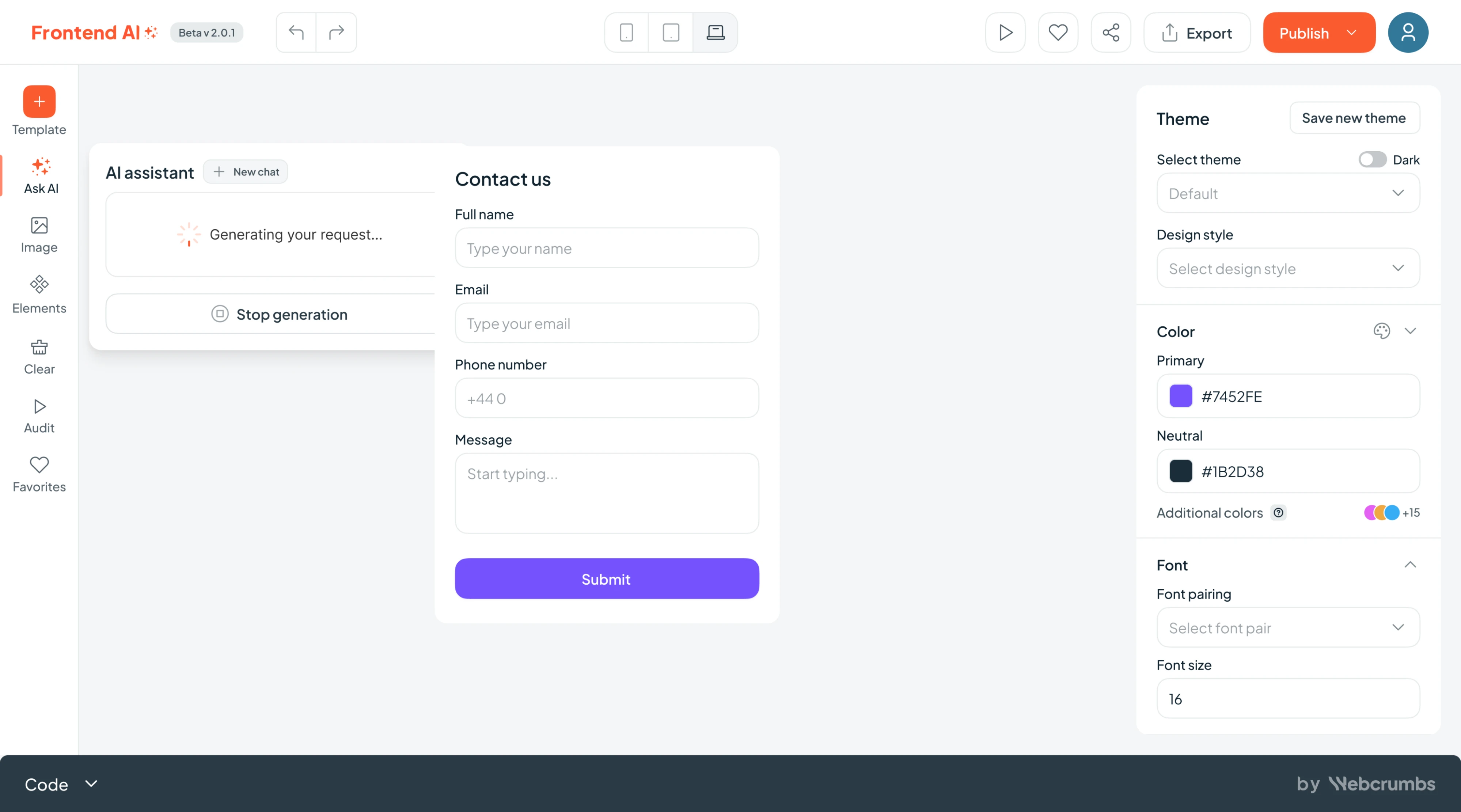 Spinner with contextual status feedback
