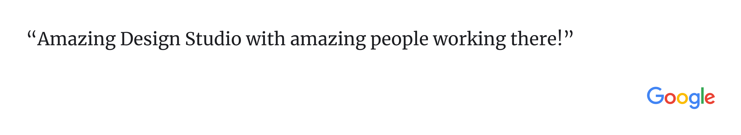 Sprout Studios Google review