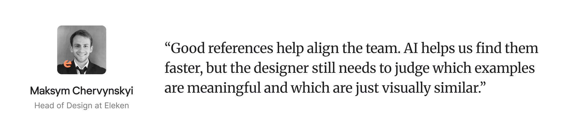 design expert quote on AI in product design