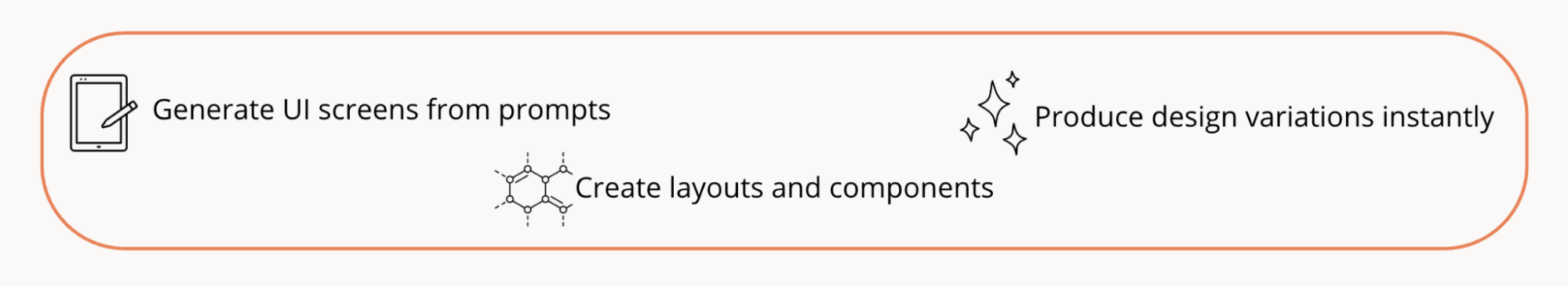Capabilities of AI in UI design creation