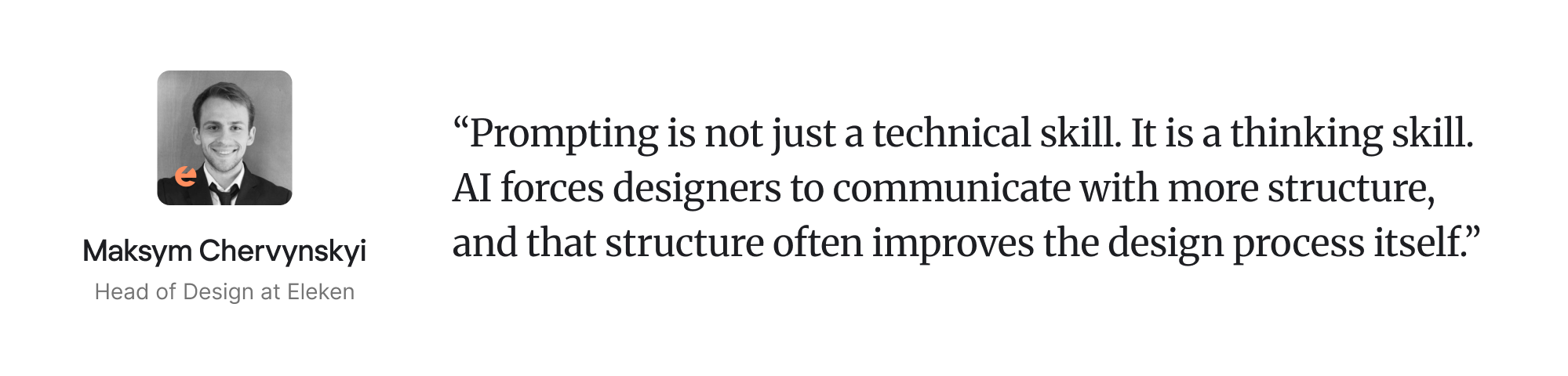 design expert quote on prompting skill