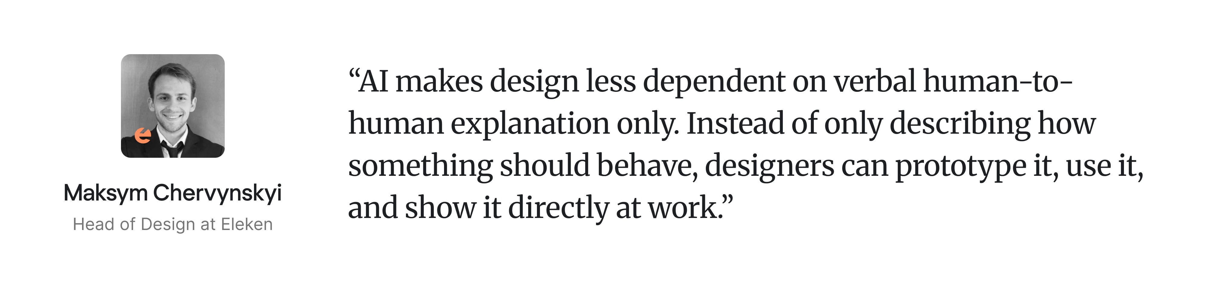 design expert quote on benefits of AI tools in design