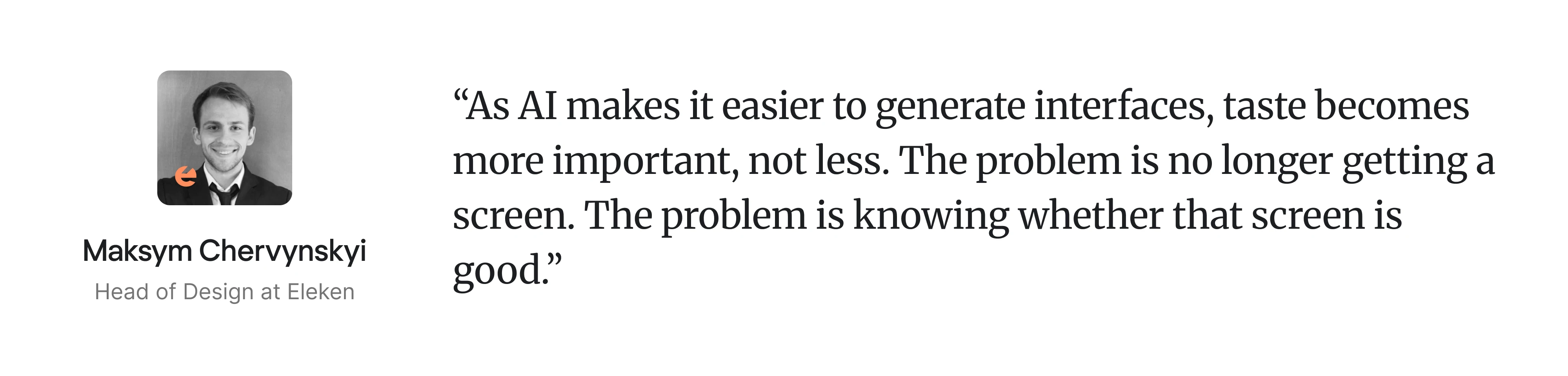 design expert quote on importance of human originality in the era of AI design